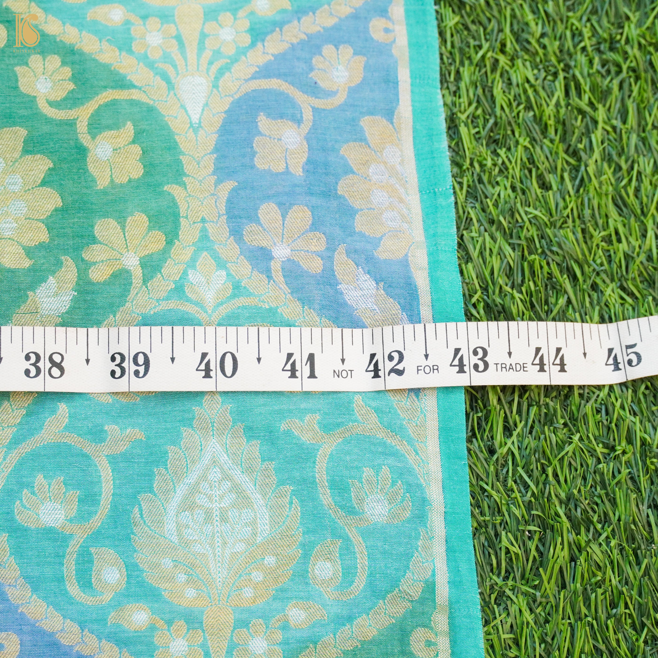 Banarasi Georgette Fabric with Hand Brush