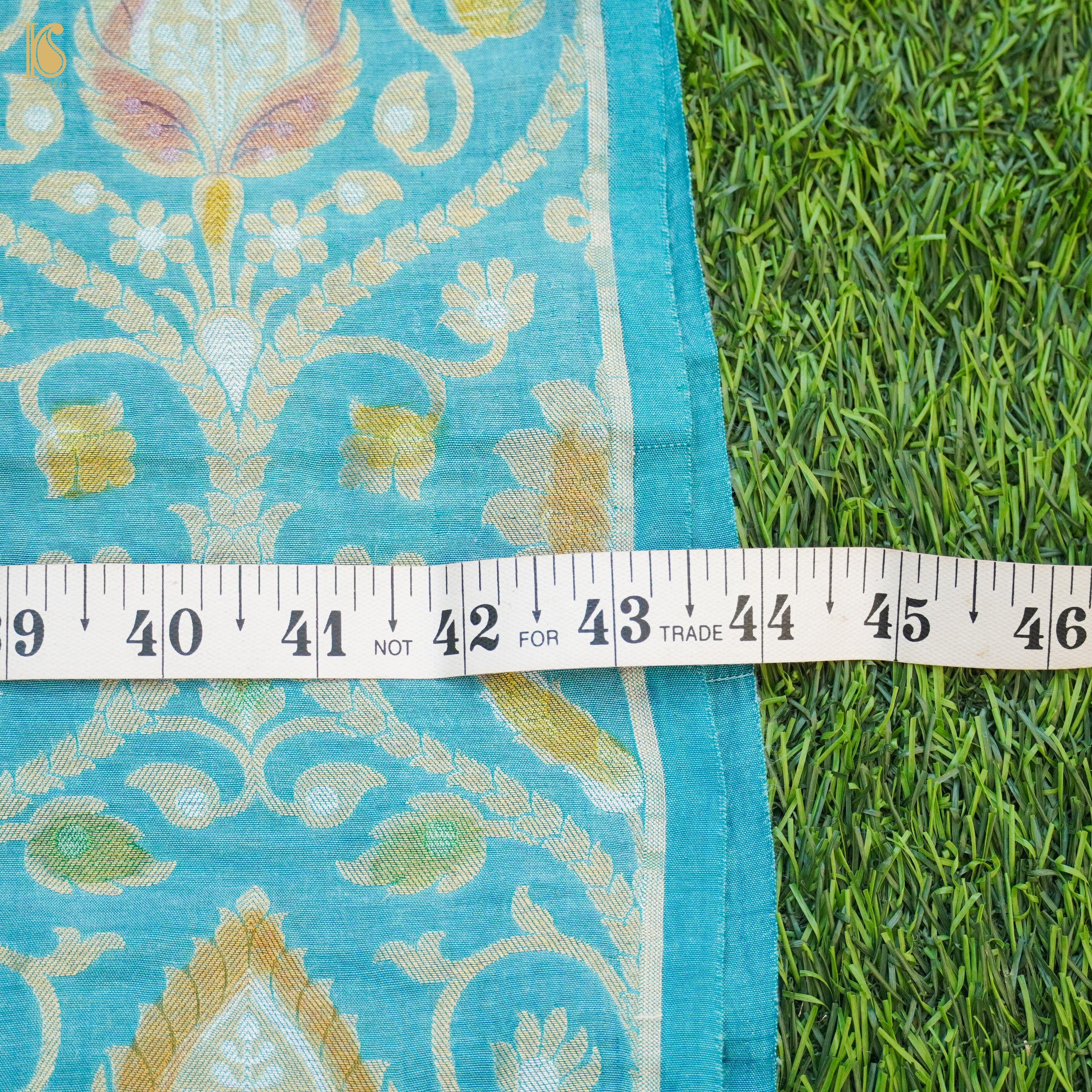 Banarasi Georgette Fabric with Hand Brush