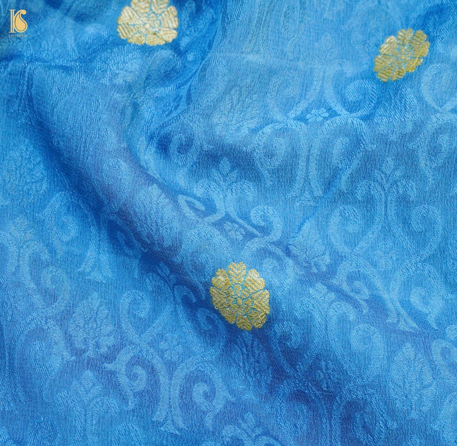 Handloom Banarasi Tanchoi Silk Fabric