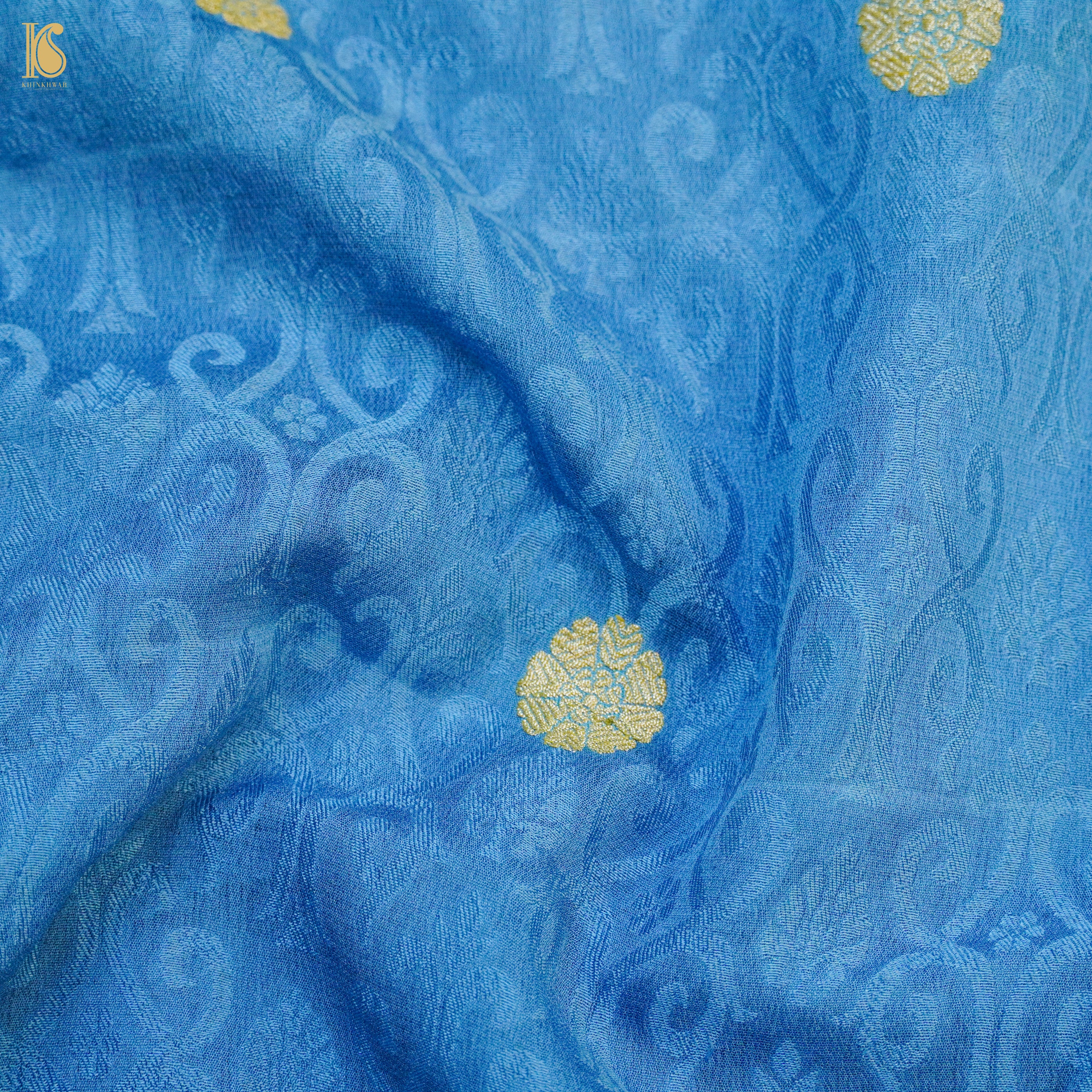 Handloom Banarasi Tanchoi Silk Fabric
