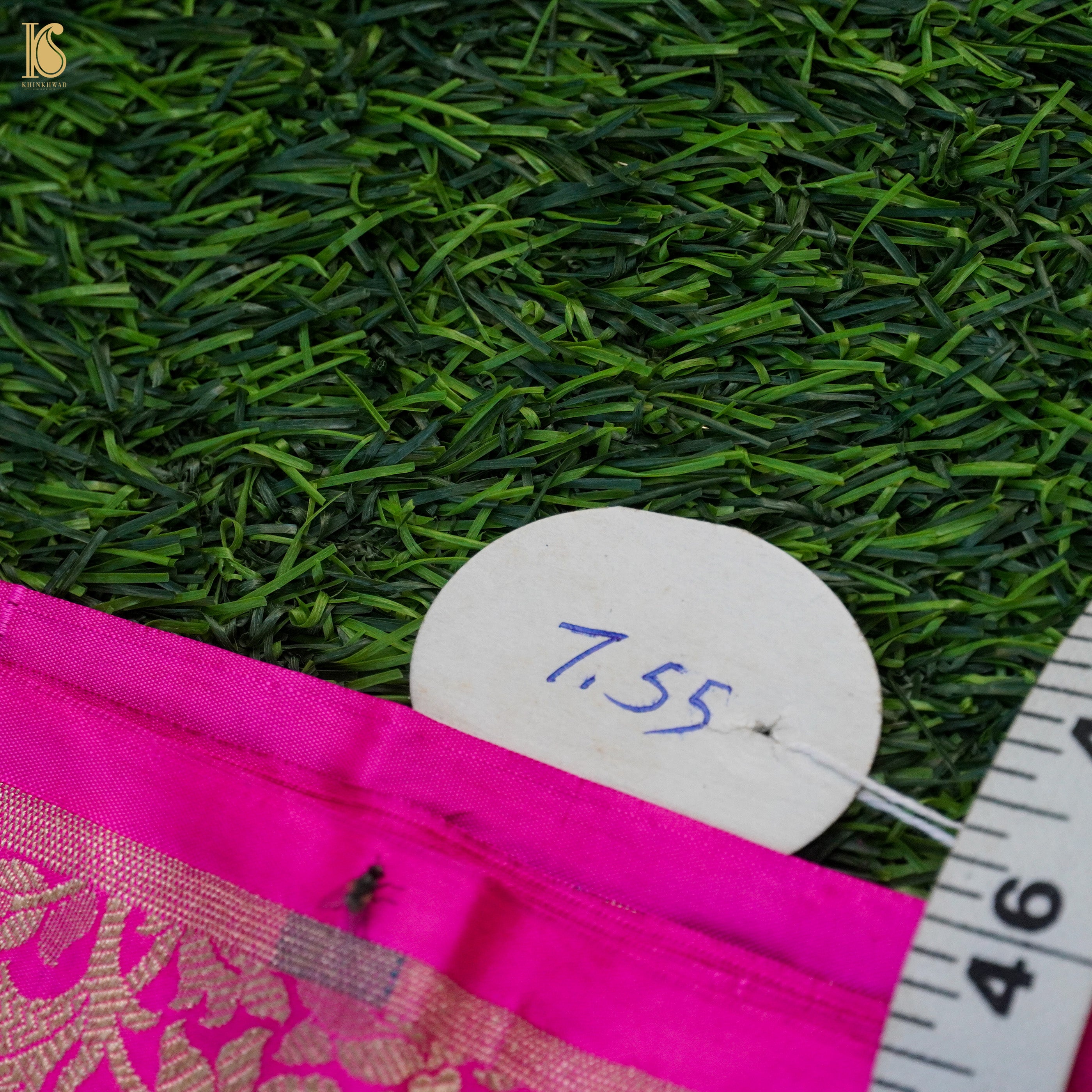Handwoven Brocade Mashru Silk Banarasi Fabric