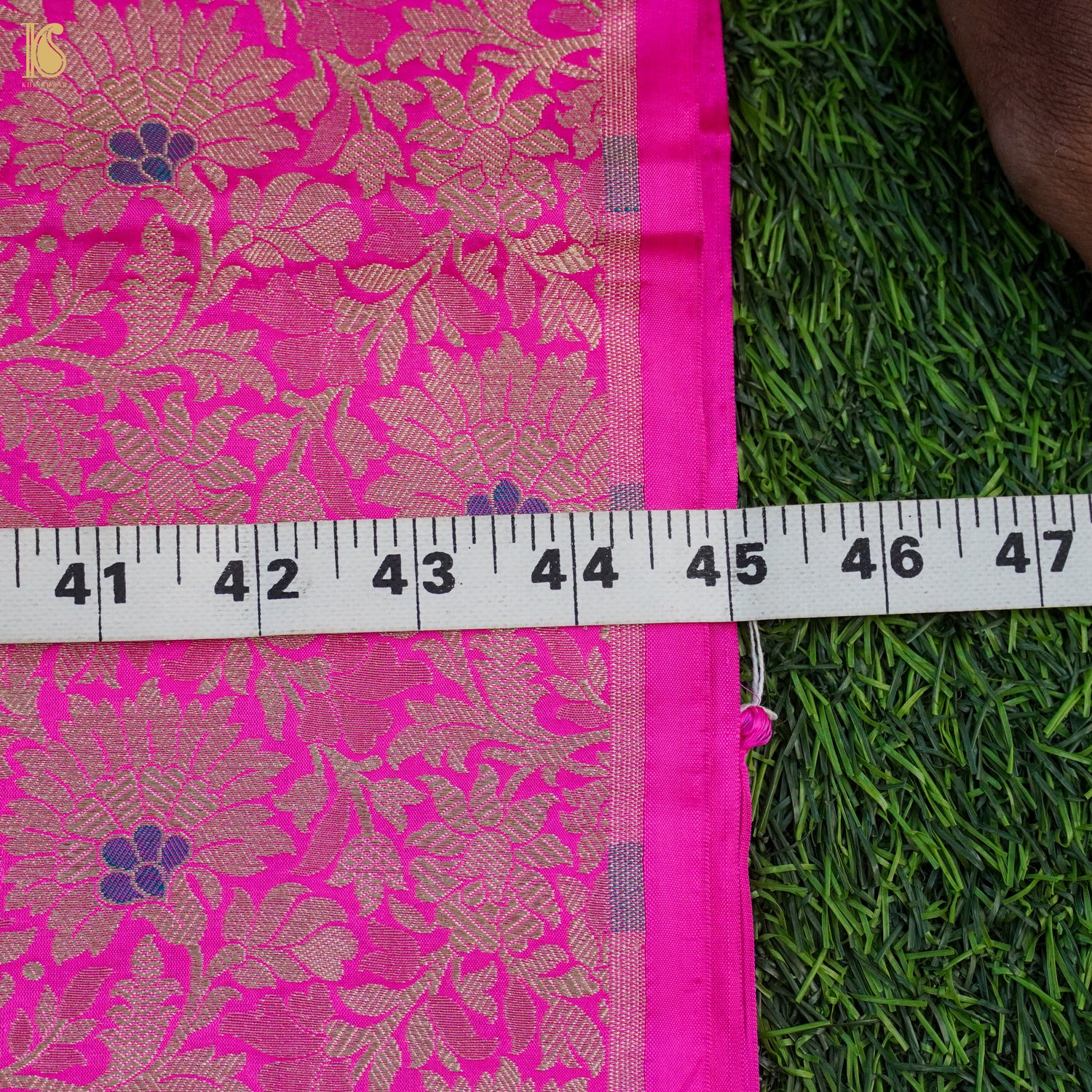Handwoven Brocade Mashru Silk Banarasi Fabric