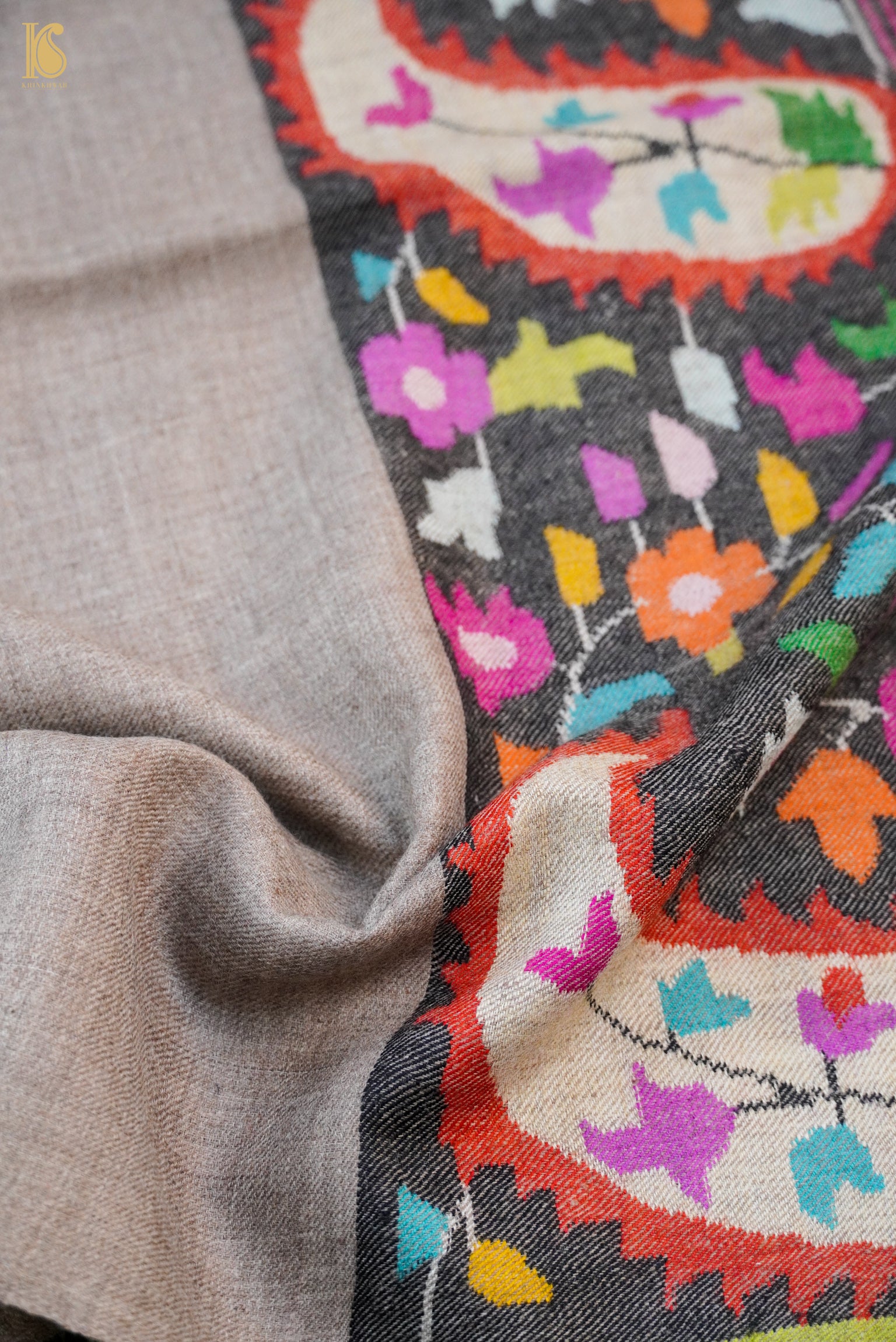 Pashmina Handwoven Kani Kashmiri Shawl