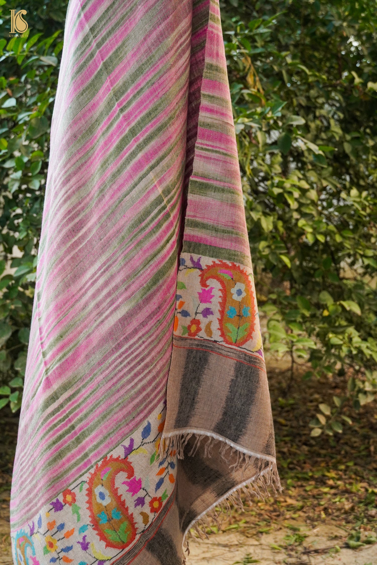 Pashmina Handwoven Kani Kashmiri Shawl