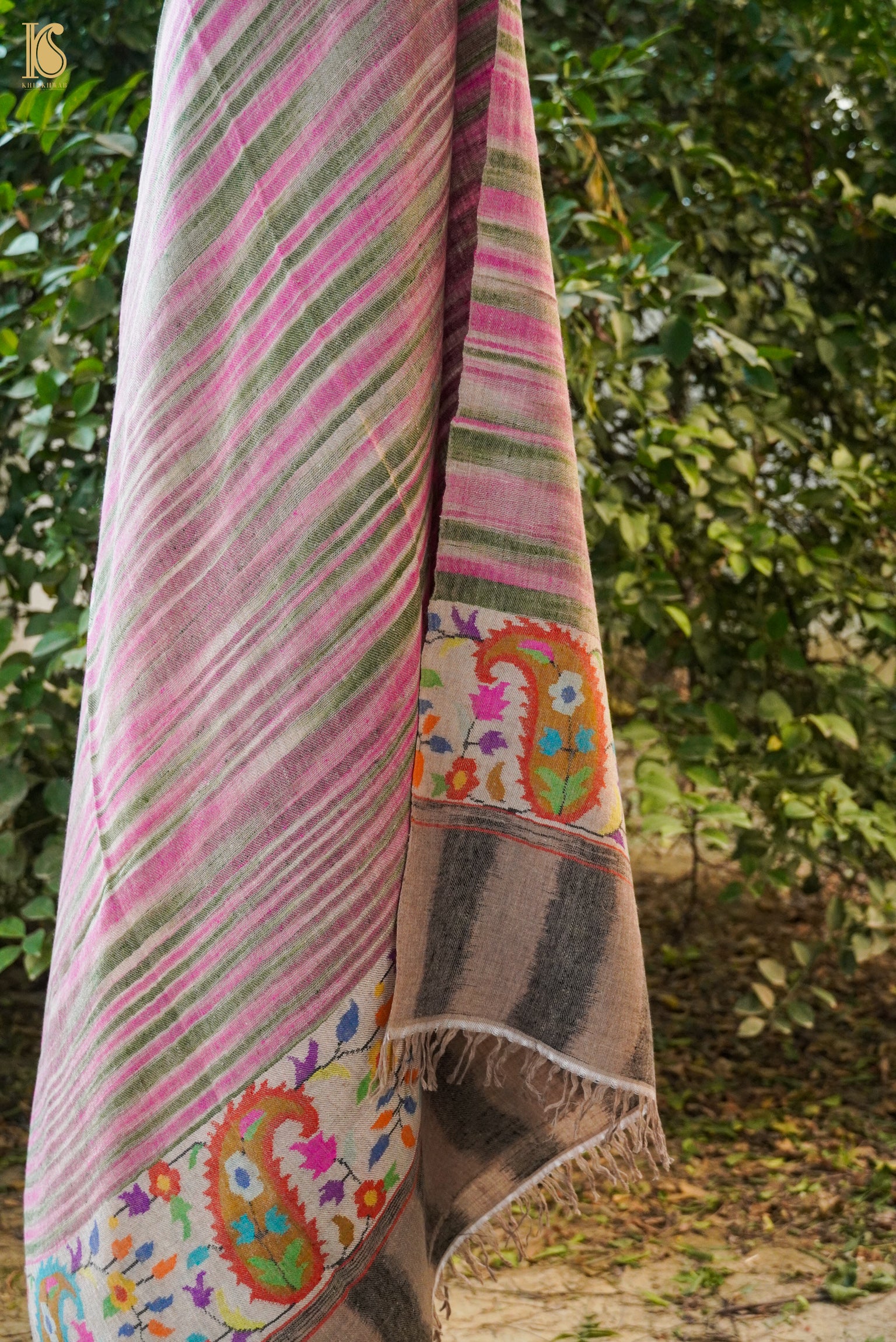 Pashmina Handwoven Kani Kashmiri Shawl