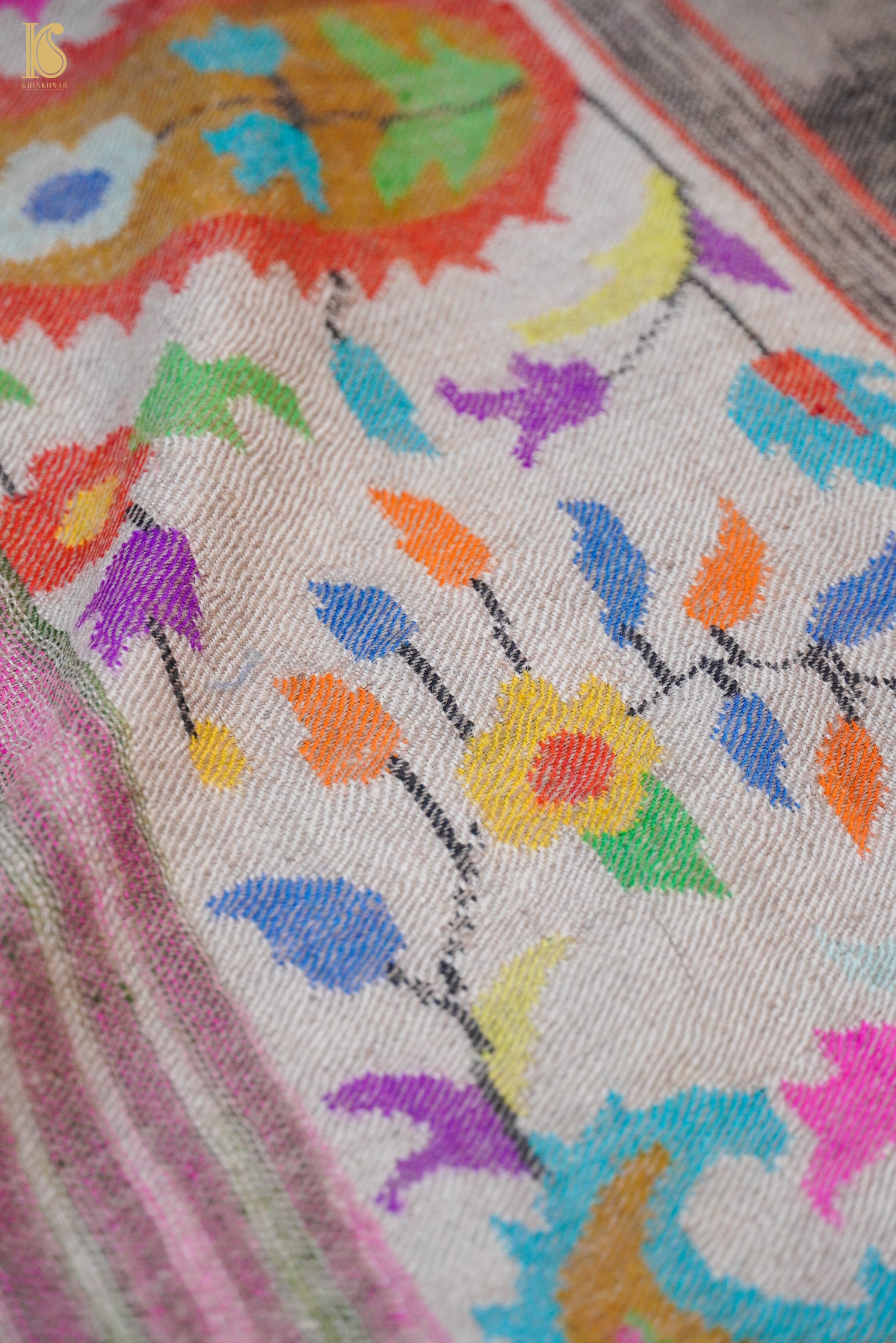 Pashmina Handwoven Kani Kashmiri Shawl