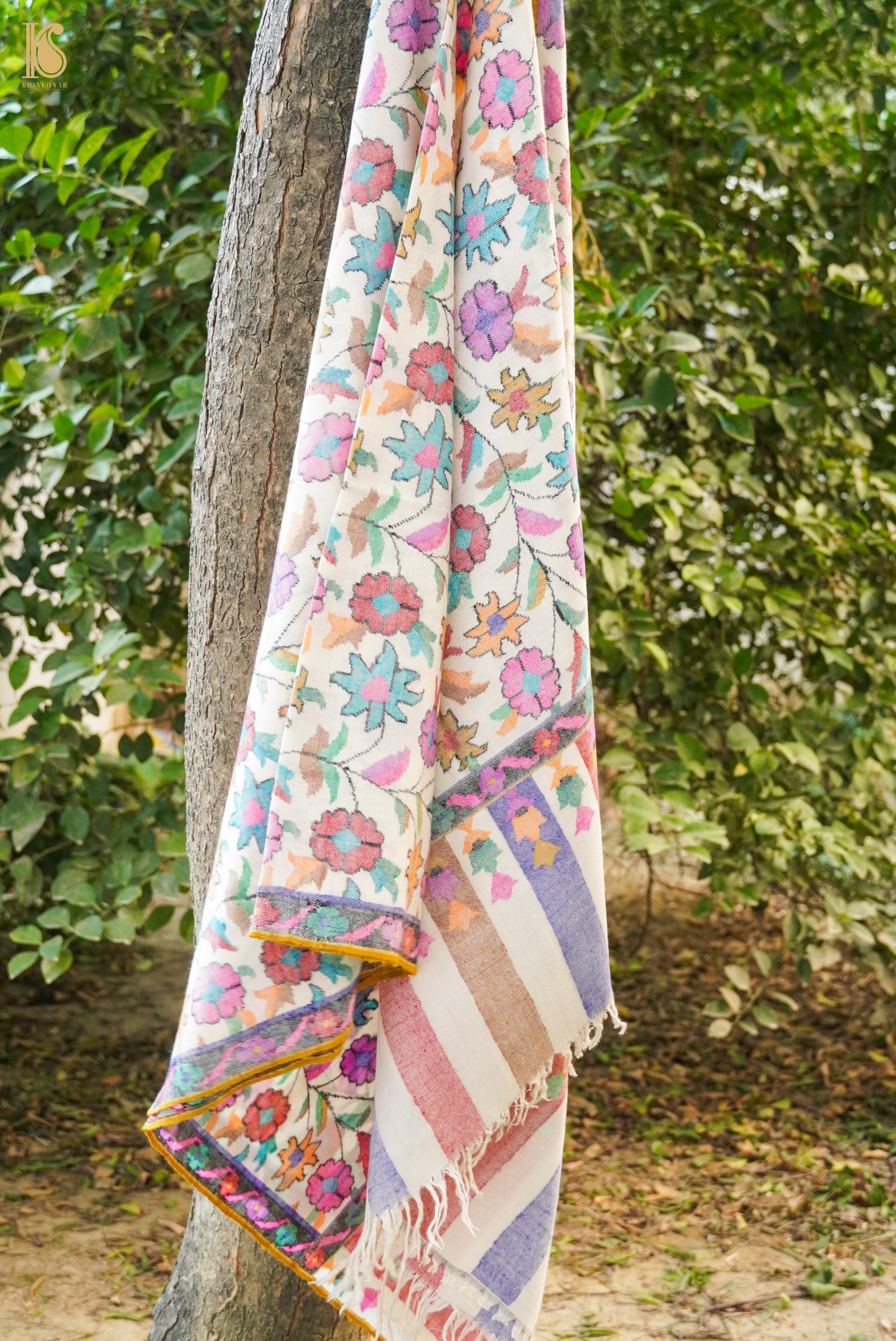 Pashmina Handwoven Kani Kashmiri Shawl