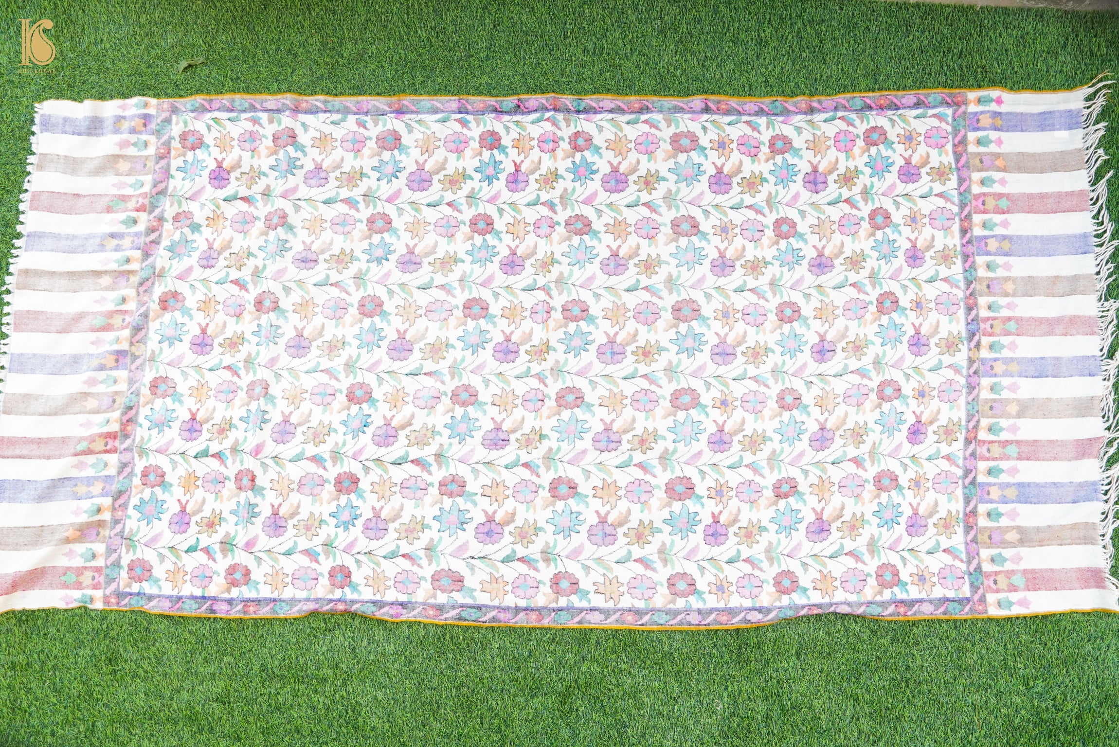 Pashmina Handwoven Kani Kashmiri Shawl