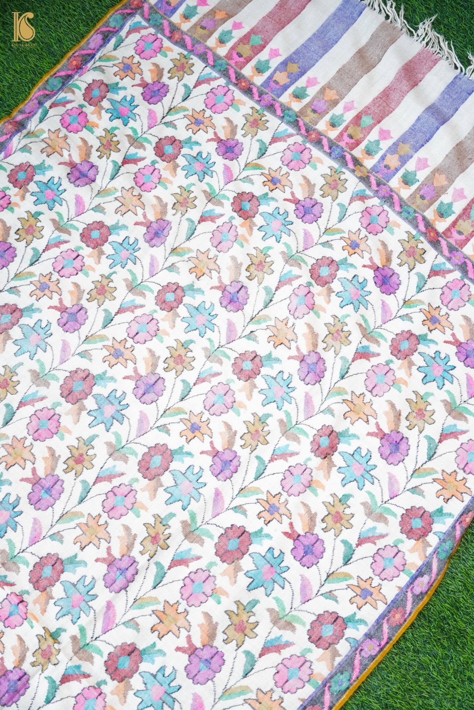 Pashmina Handwoven Kani Kashmiri Shawl