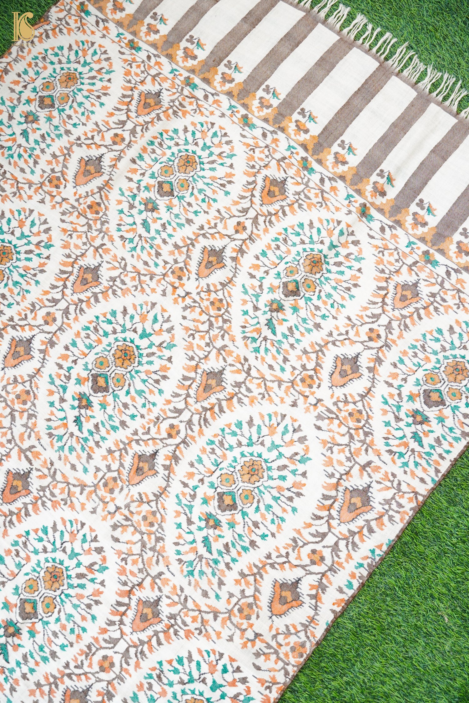 Pashmina Handwoven Kani Kashmir Shawl