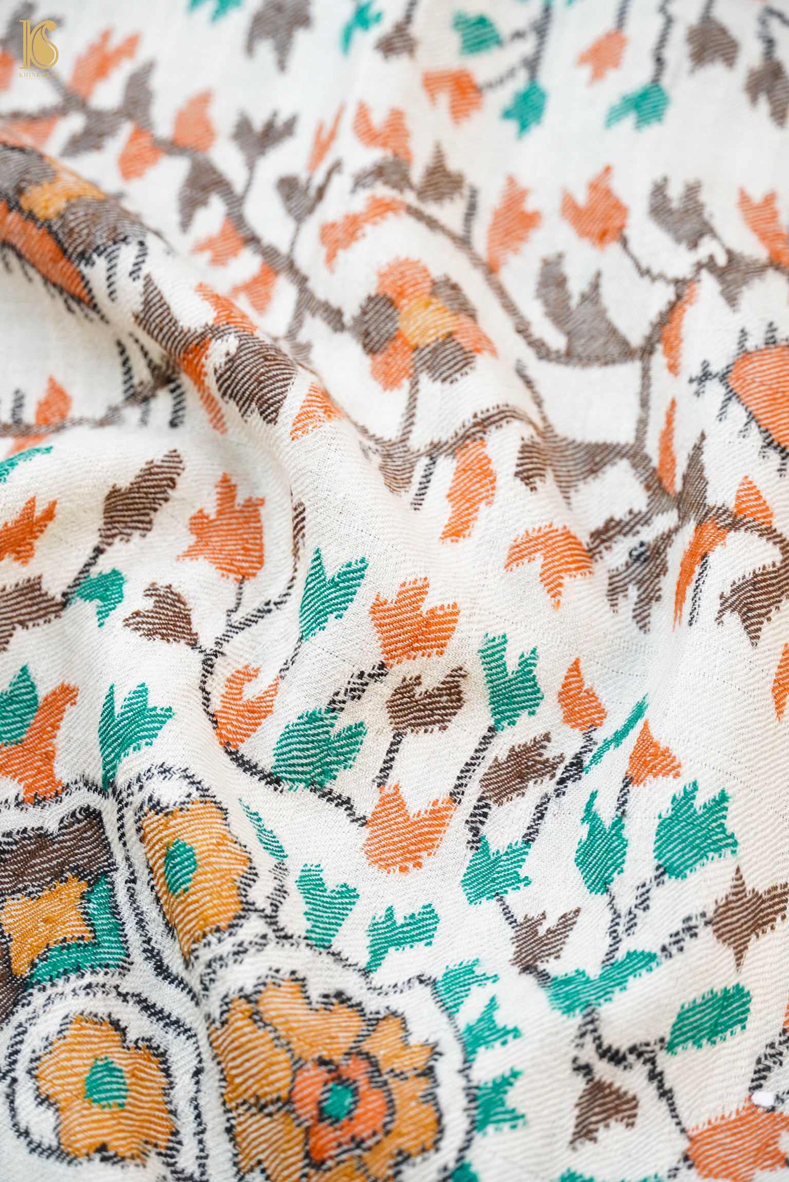 Pashmina Handwoven Kani Kashmir Shawl