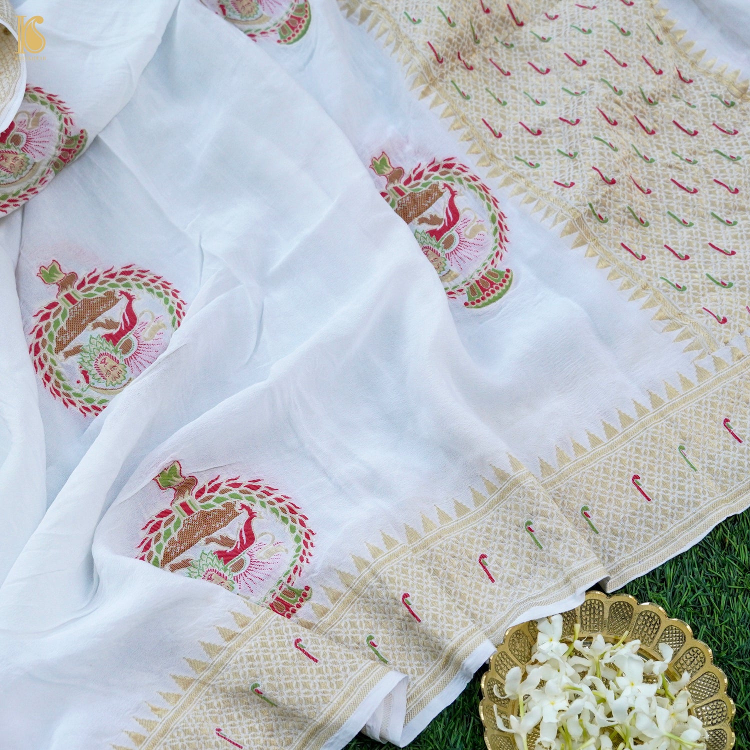 Pure Georgette Sher Boota Banarasi Dupatta