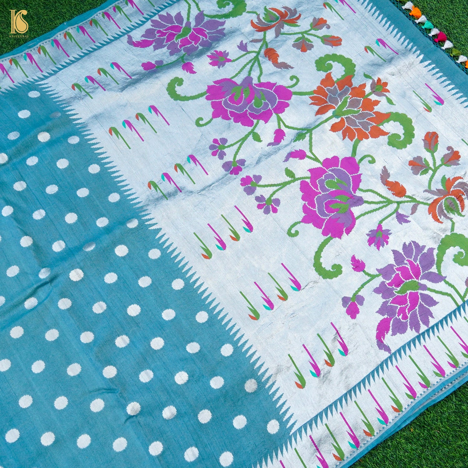 Banarasi Tussar Silk Muniya Saree