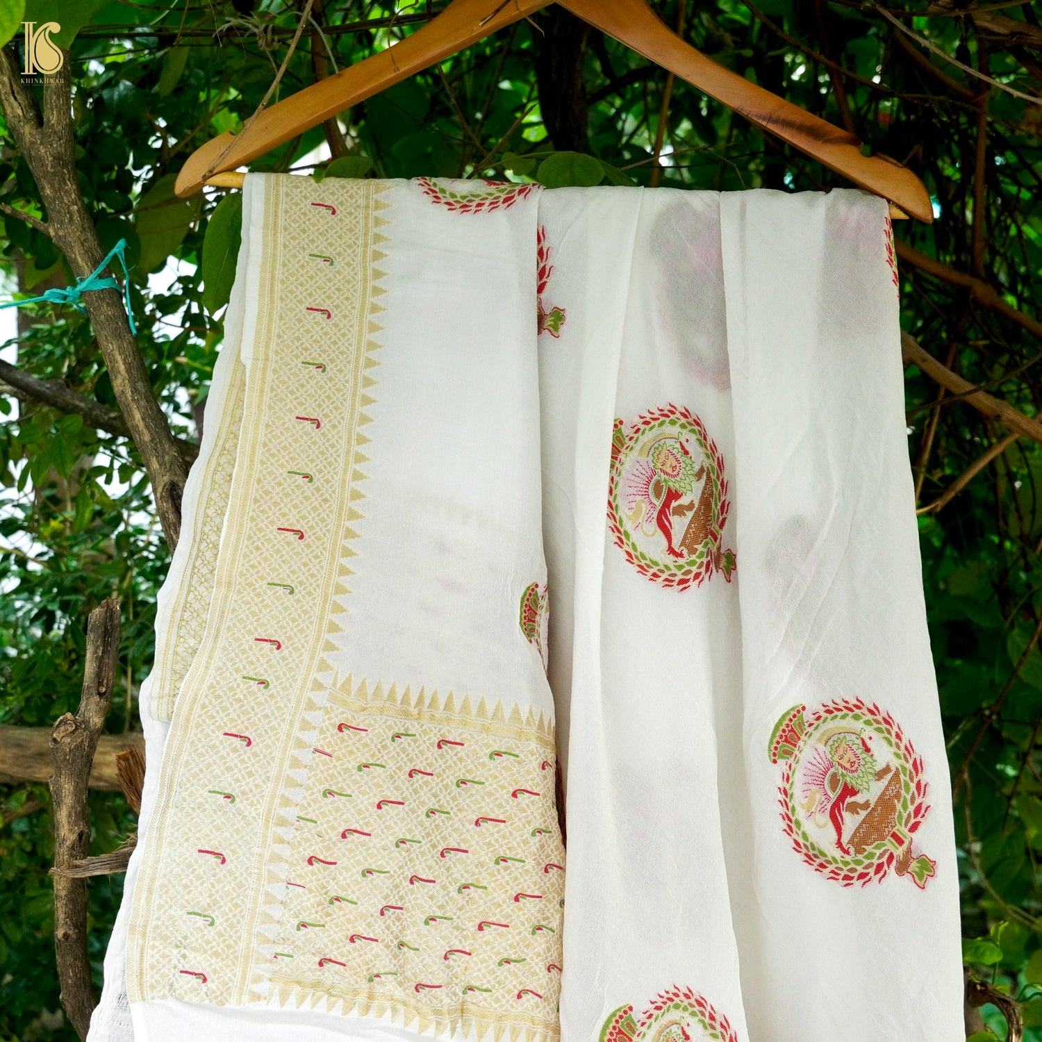 Pure Georgette Sher Boota Banarasi Dupatta