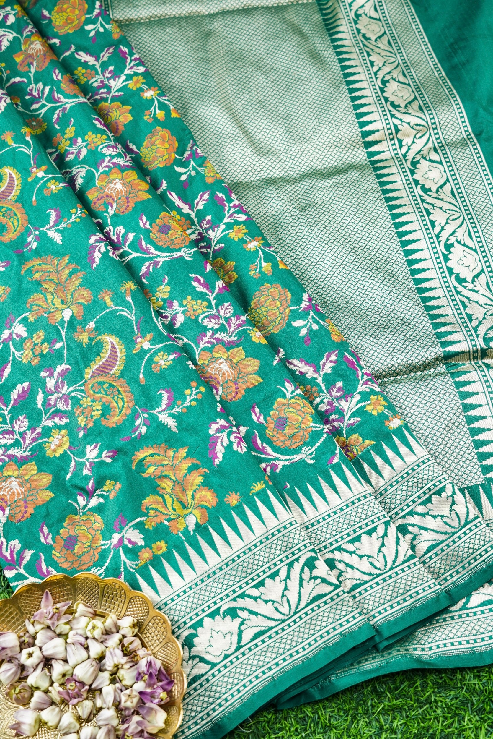Handloom Banarasi Silk Kinkhab Saree