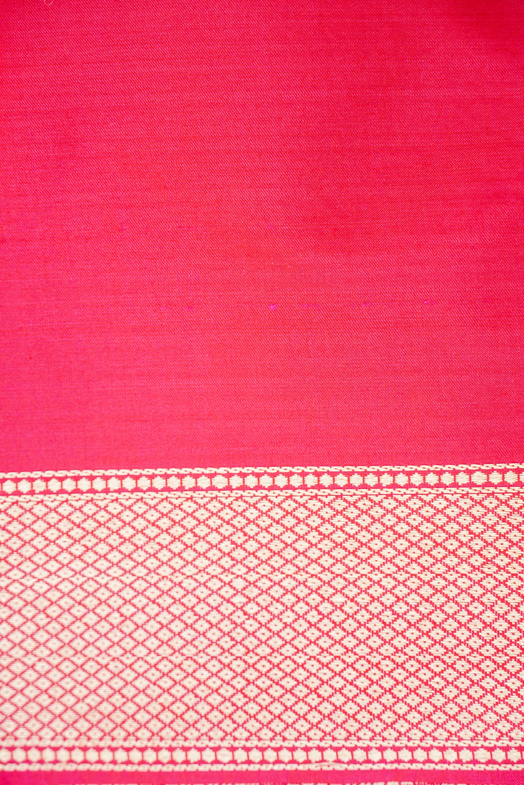 Handwoven Satin SIlk Banarasi Shikargah Saree