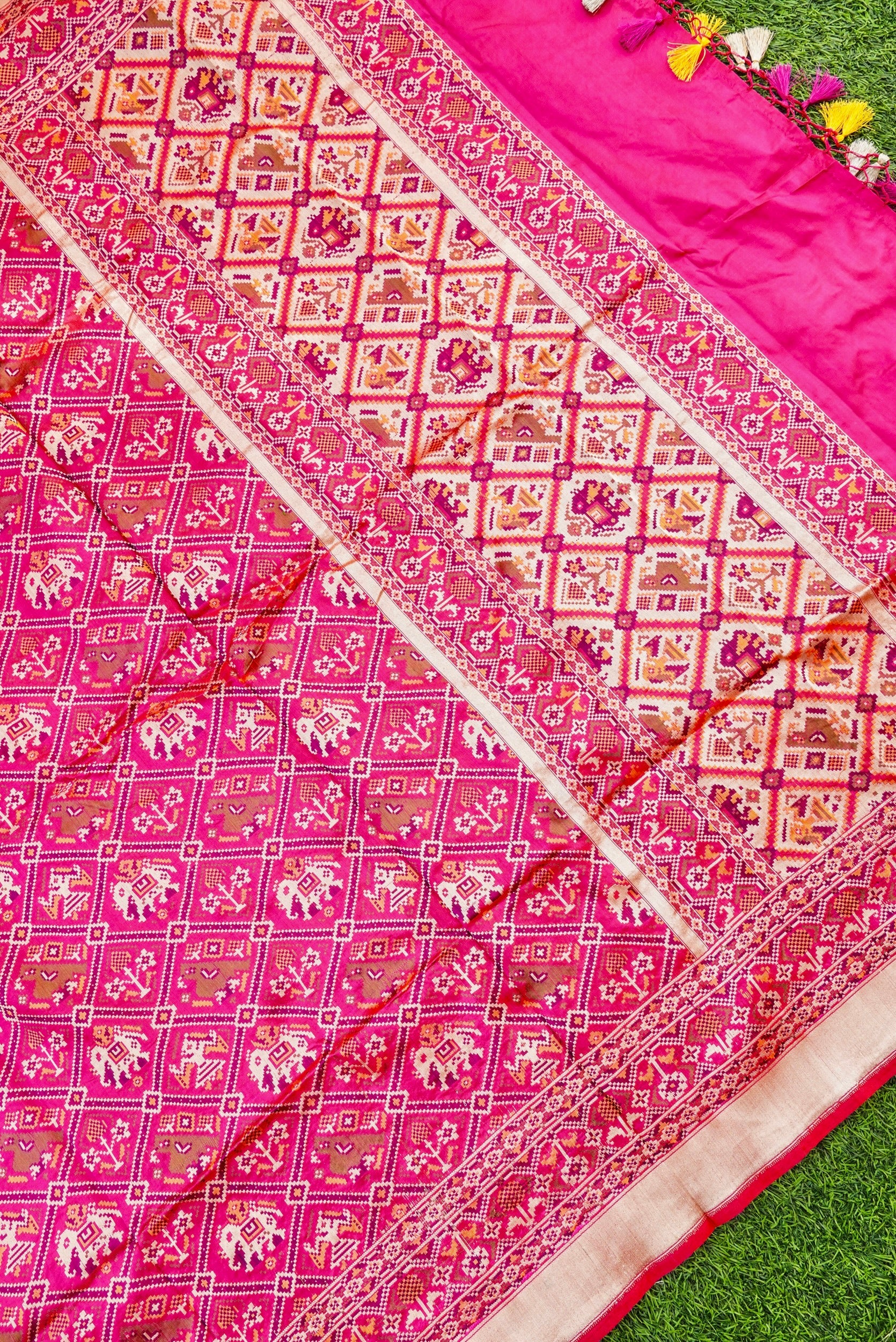 Handloom Banarasi Katan Silk Patola Dupatta
