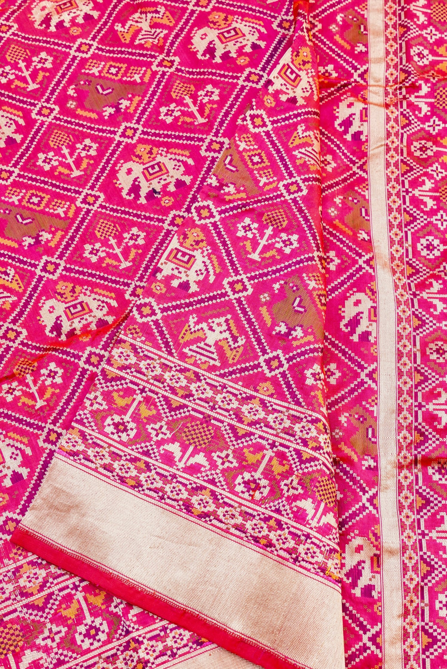 Handloom Banarasi Katan Silk Patola Dupatta