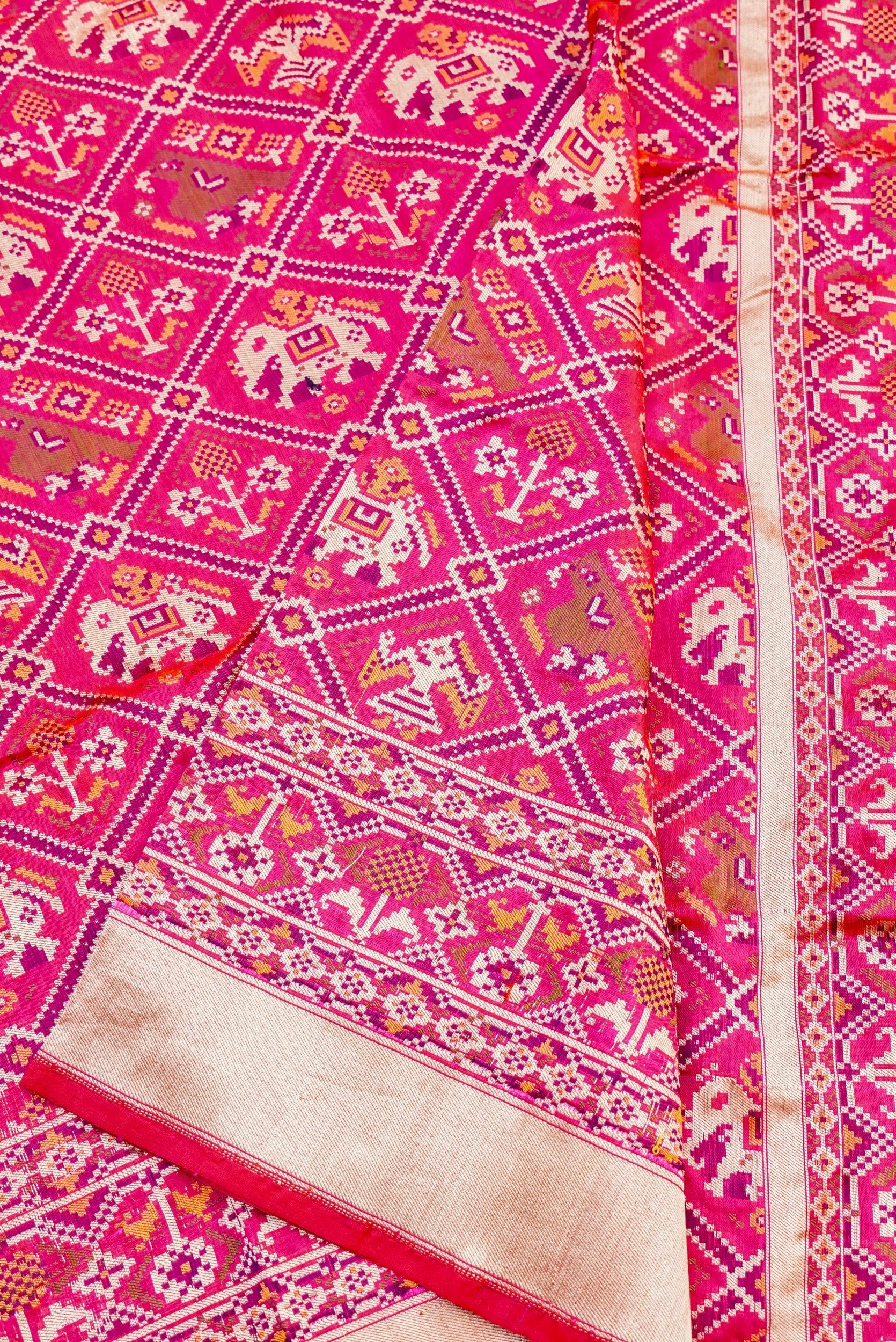 Handloom Banarasi Katan Silk Patola Dupatta