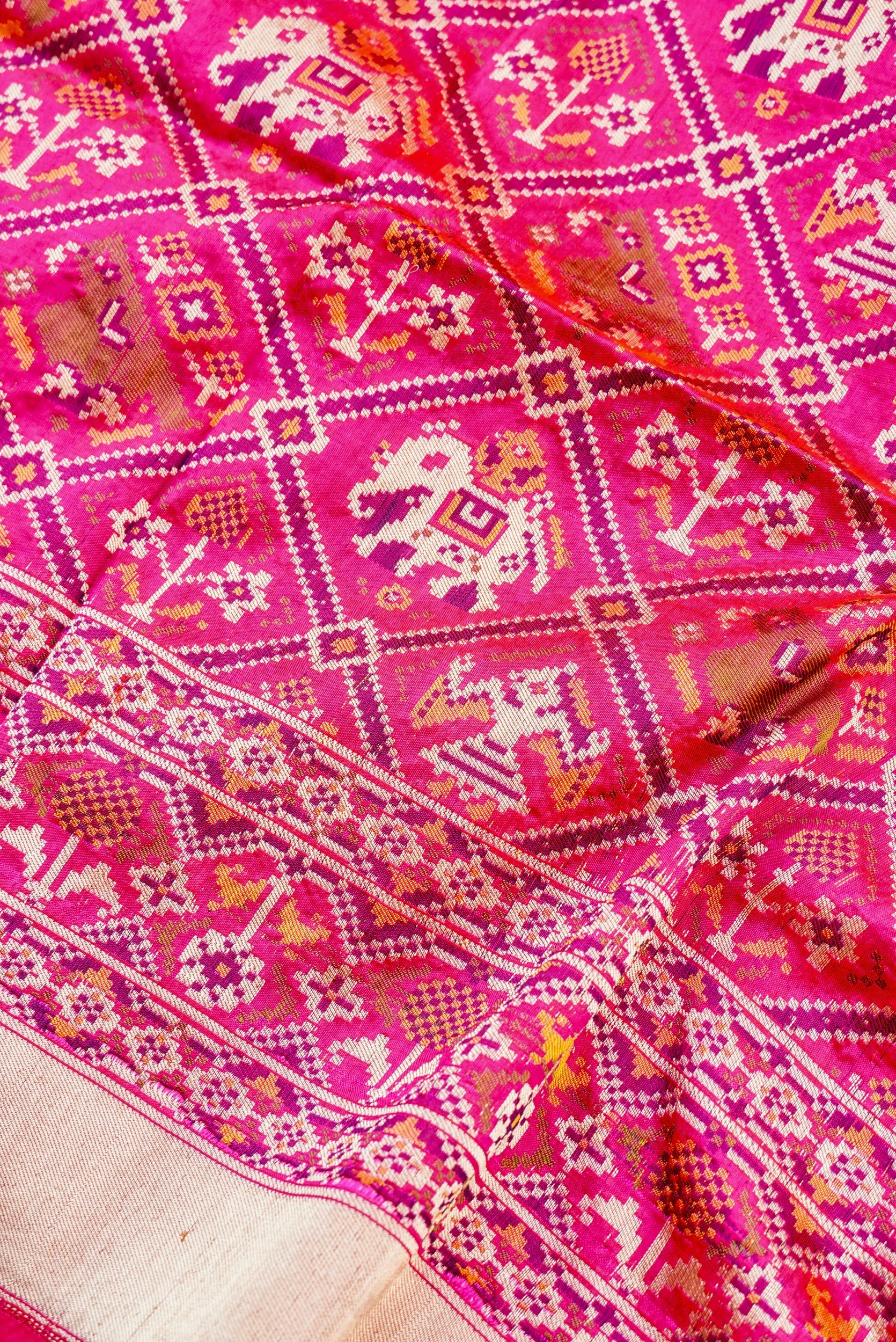 Handloom Banarasi Katan Silk Patola Dupatta