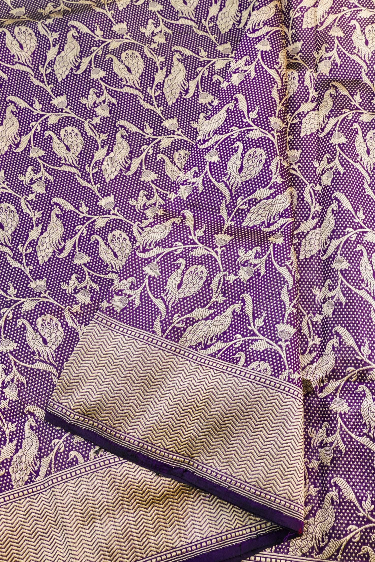 Handloom Banarasi Katan Silk Shikargah Dupatta