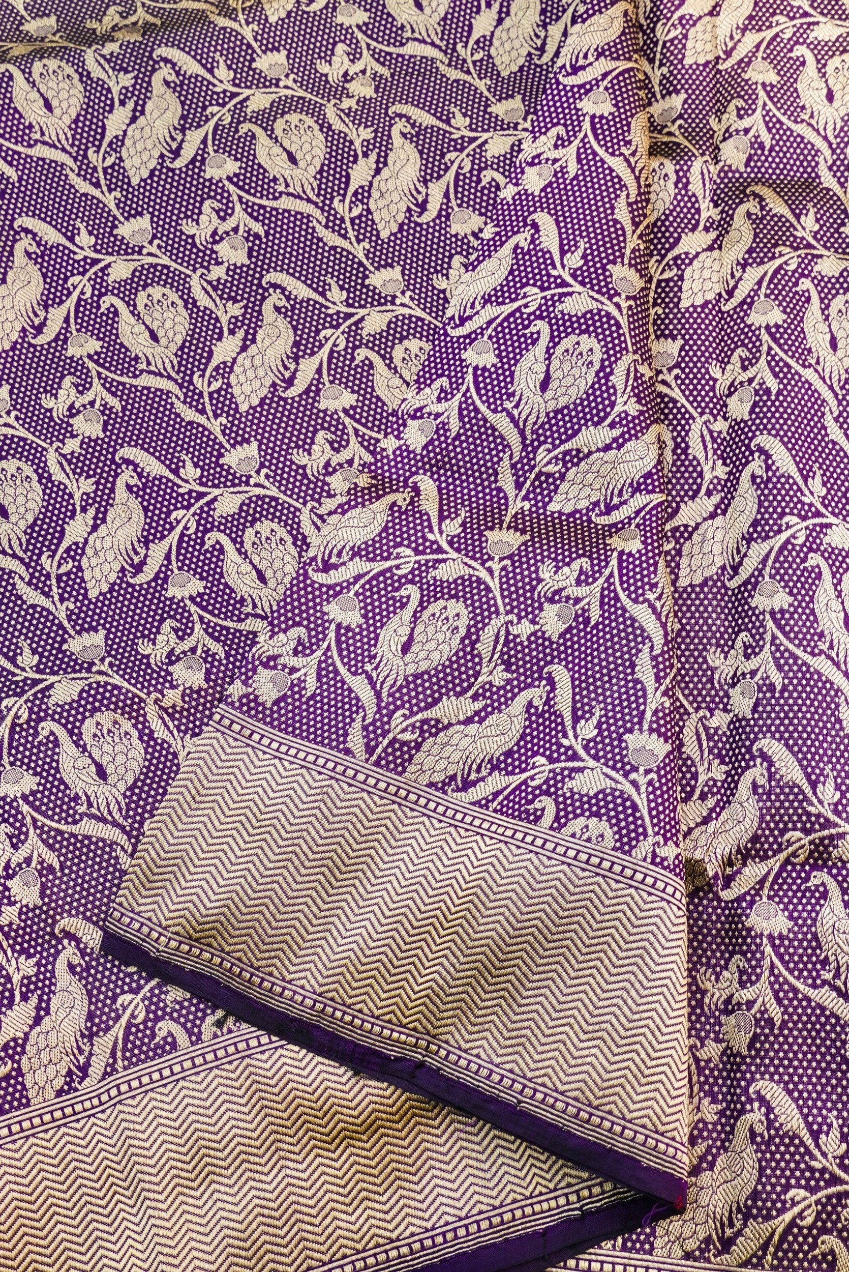 Handloom Banarasi Katan Silk Shikargah Dupatta