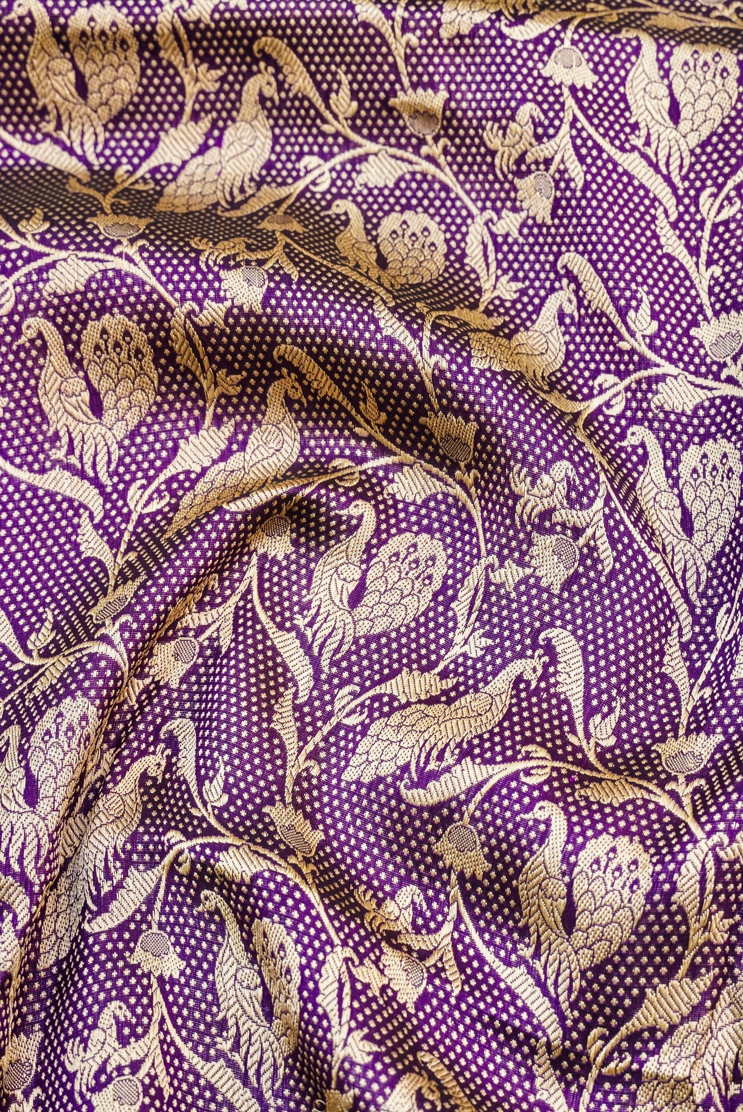 Handloom Banarasi Katan Silk Shikargah Dupatta