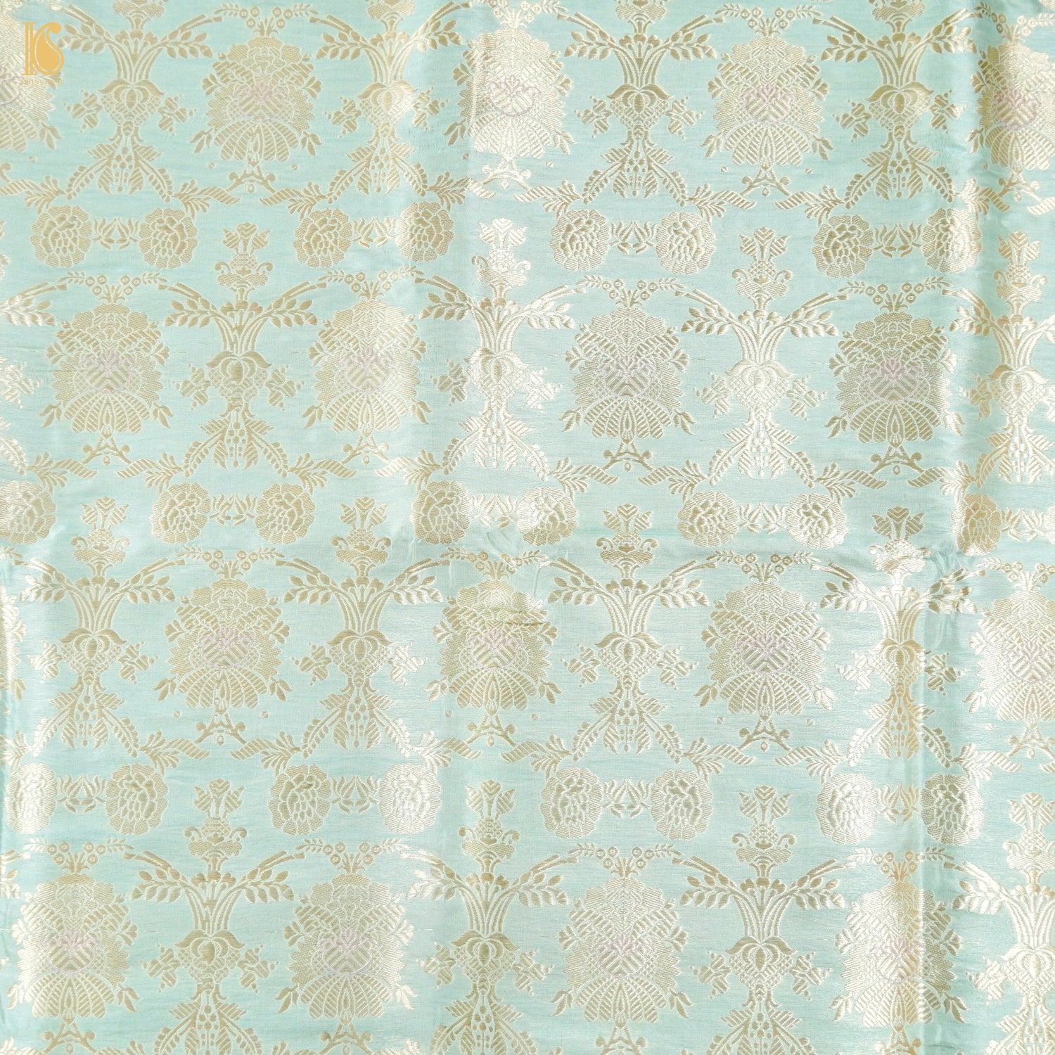 Pure Brocade Banarasi Mehraab Boota Fabric