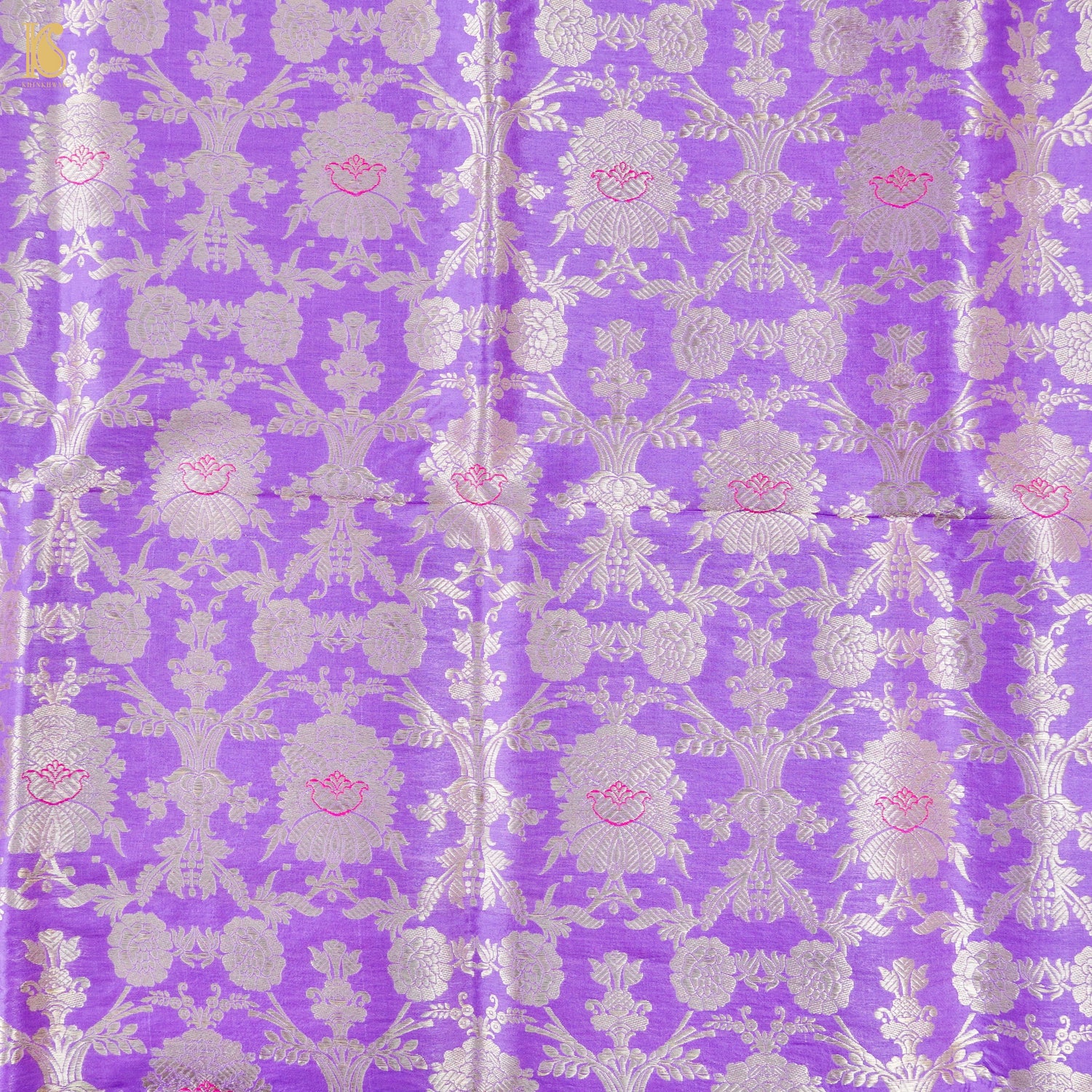 Pure Brocade Banarasi Mehraab Boota Fabric