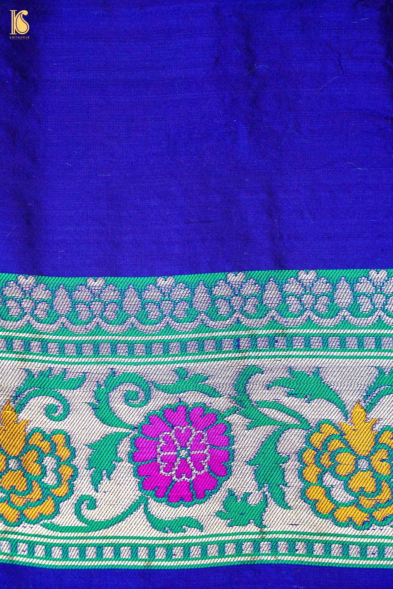 Handwoven Banarasi Katan Silk Patola Saree