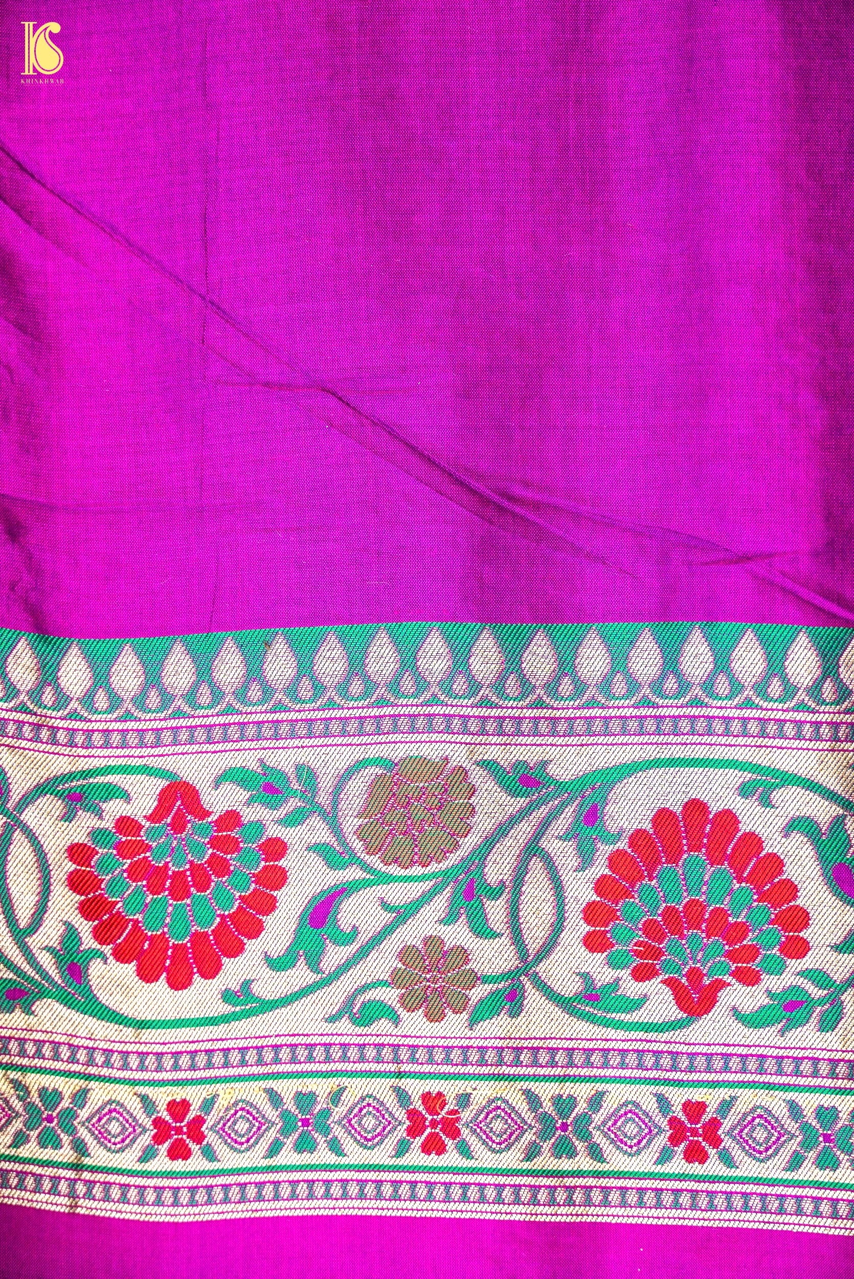 Handwoven Banarasi Katan Silk Patola Saree
