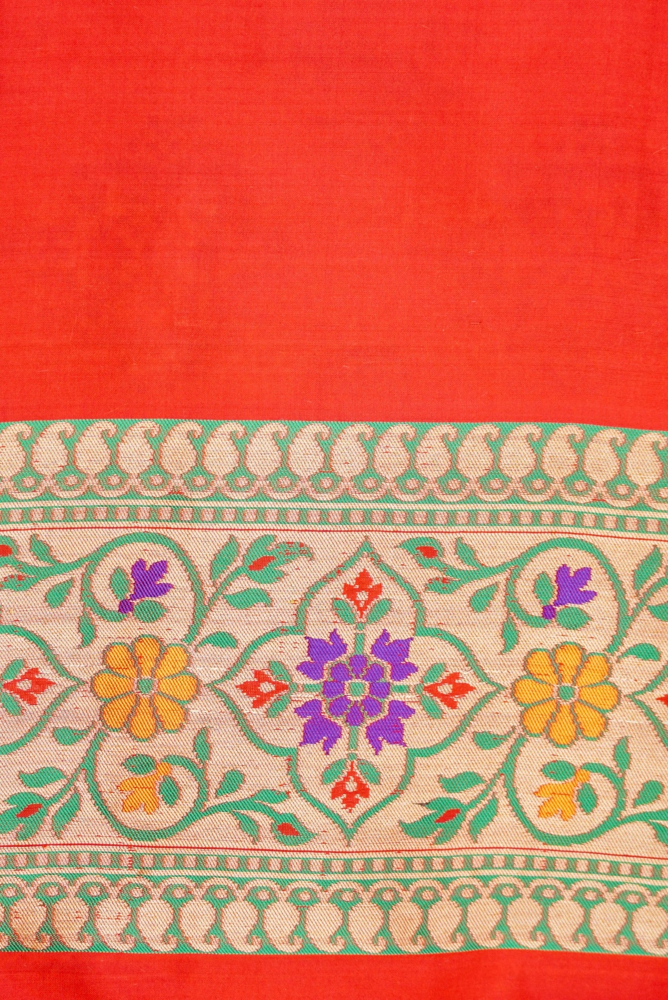 Handwoven Banarasi Katan Silk Patola Saree