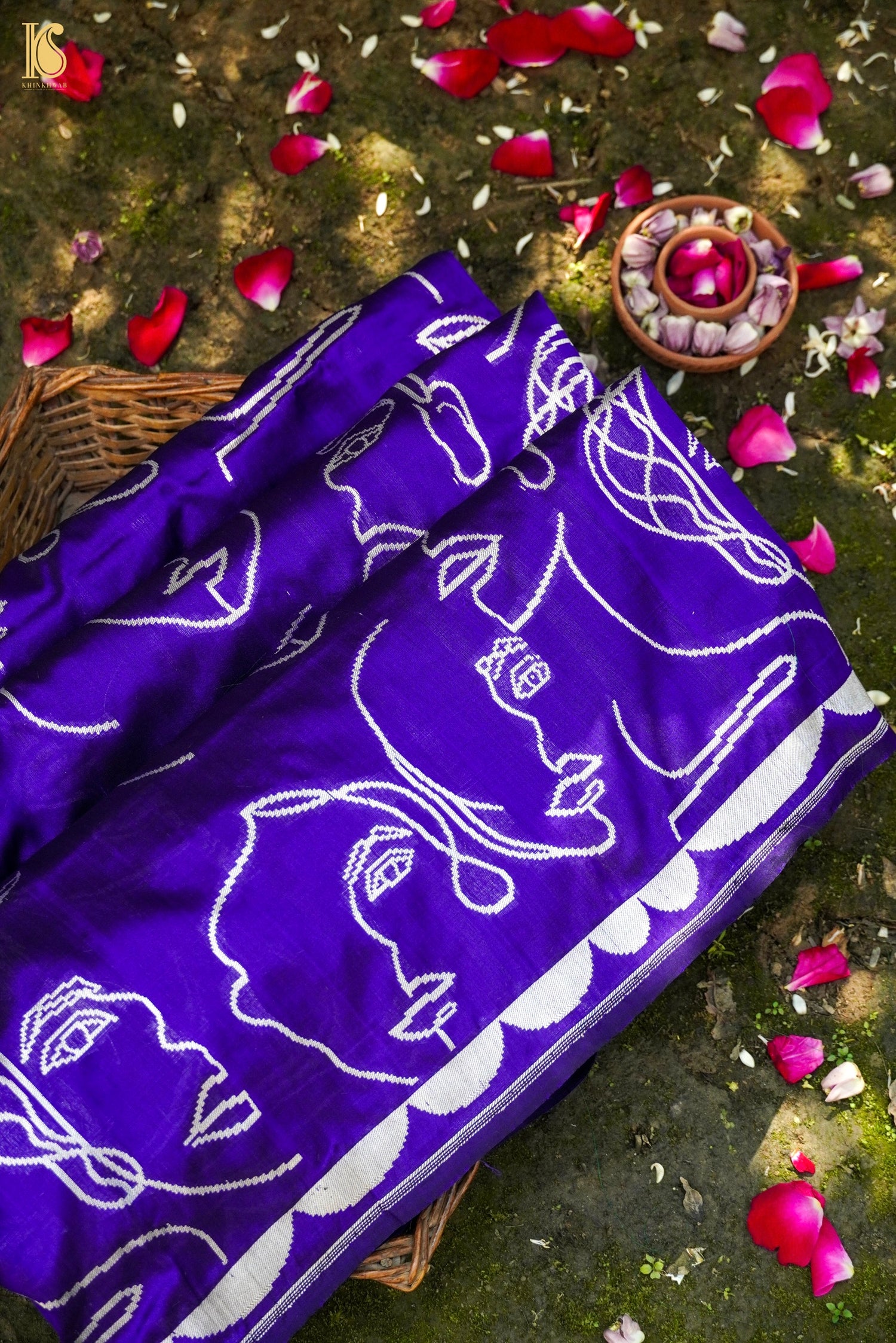 Handloom Banarasi Silk Tanchoi Face Saree