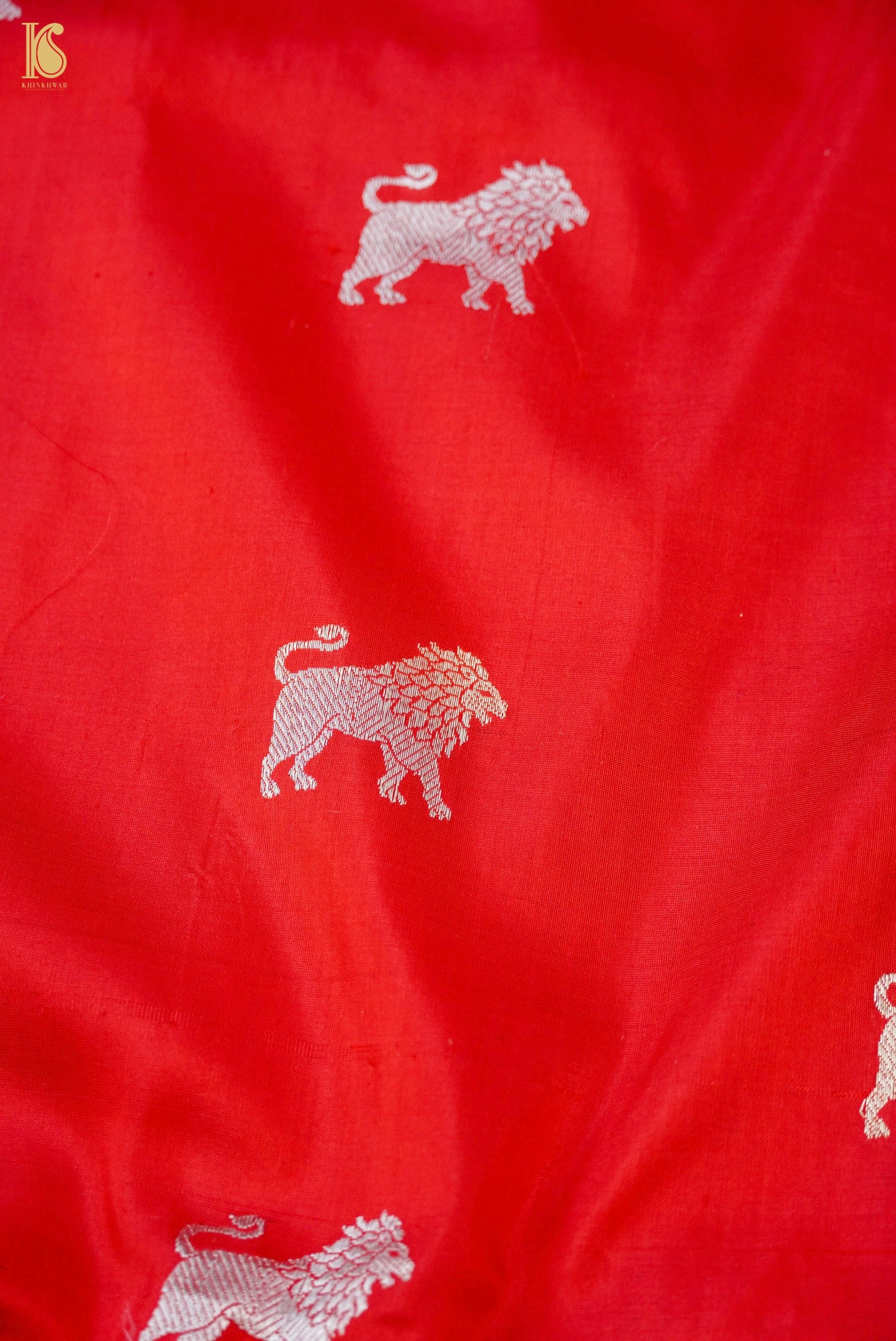 Handloom Banarasi Katan Sher Boota Saree