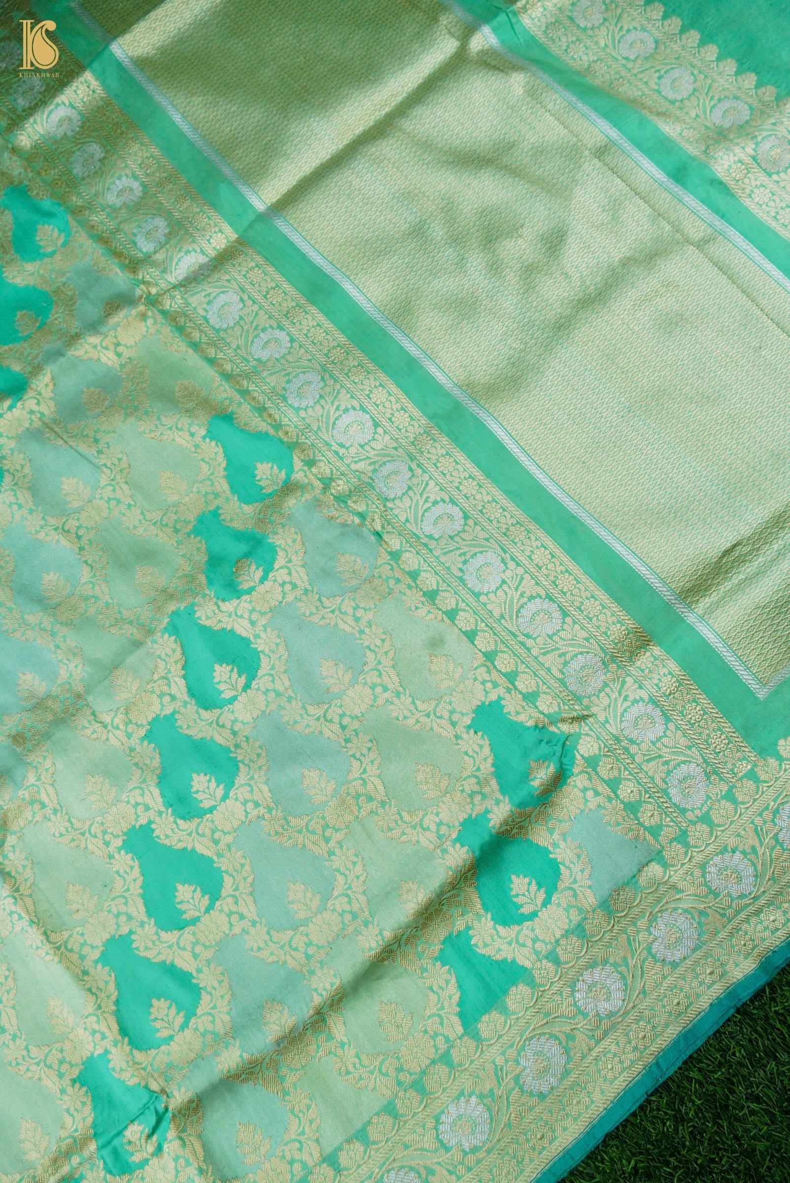Handloom Banarasi Rangkat Silk Saree
