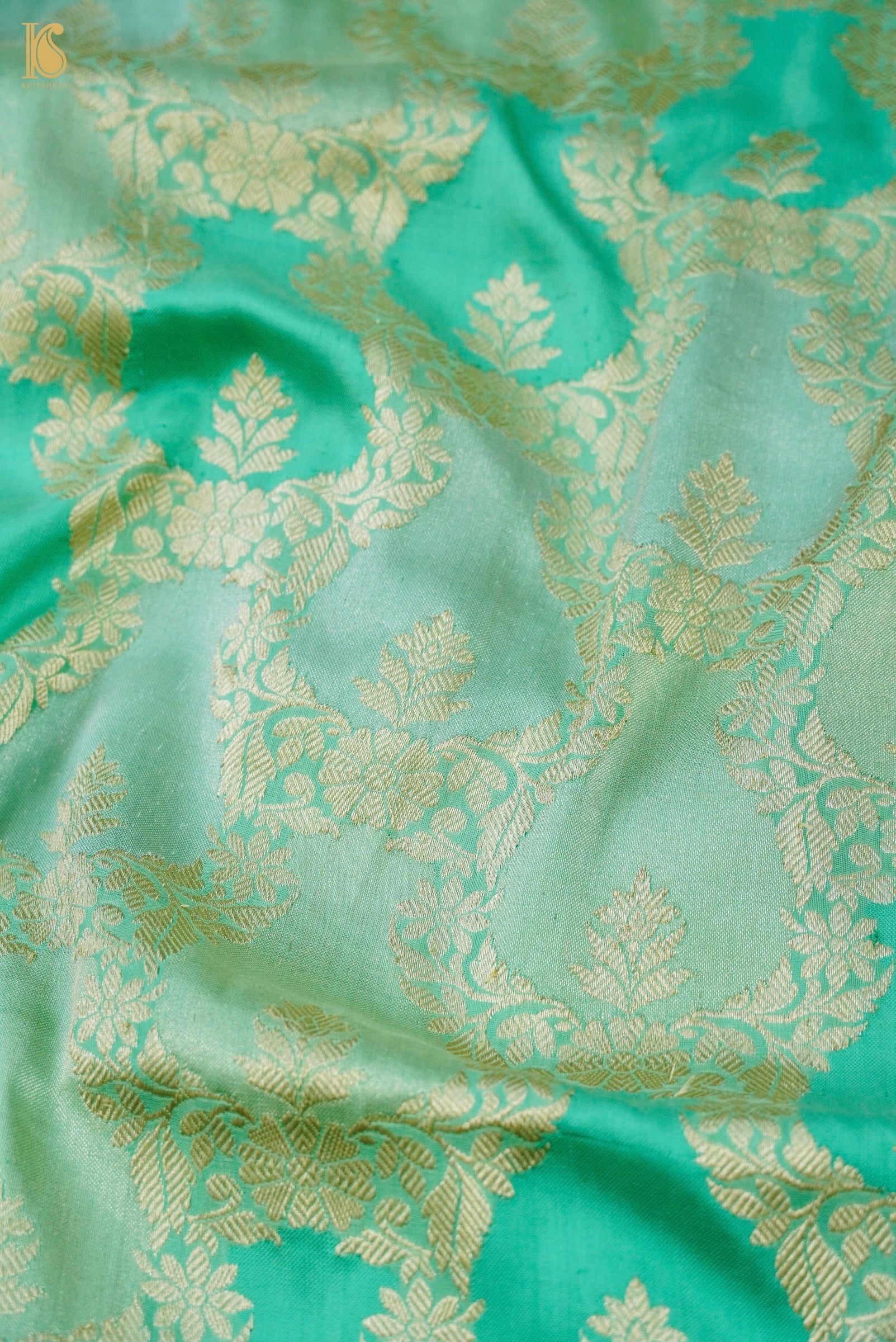 Handloom Banarasi Rangkat Silk Saree