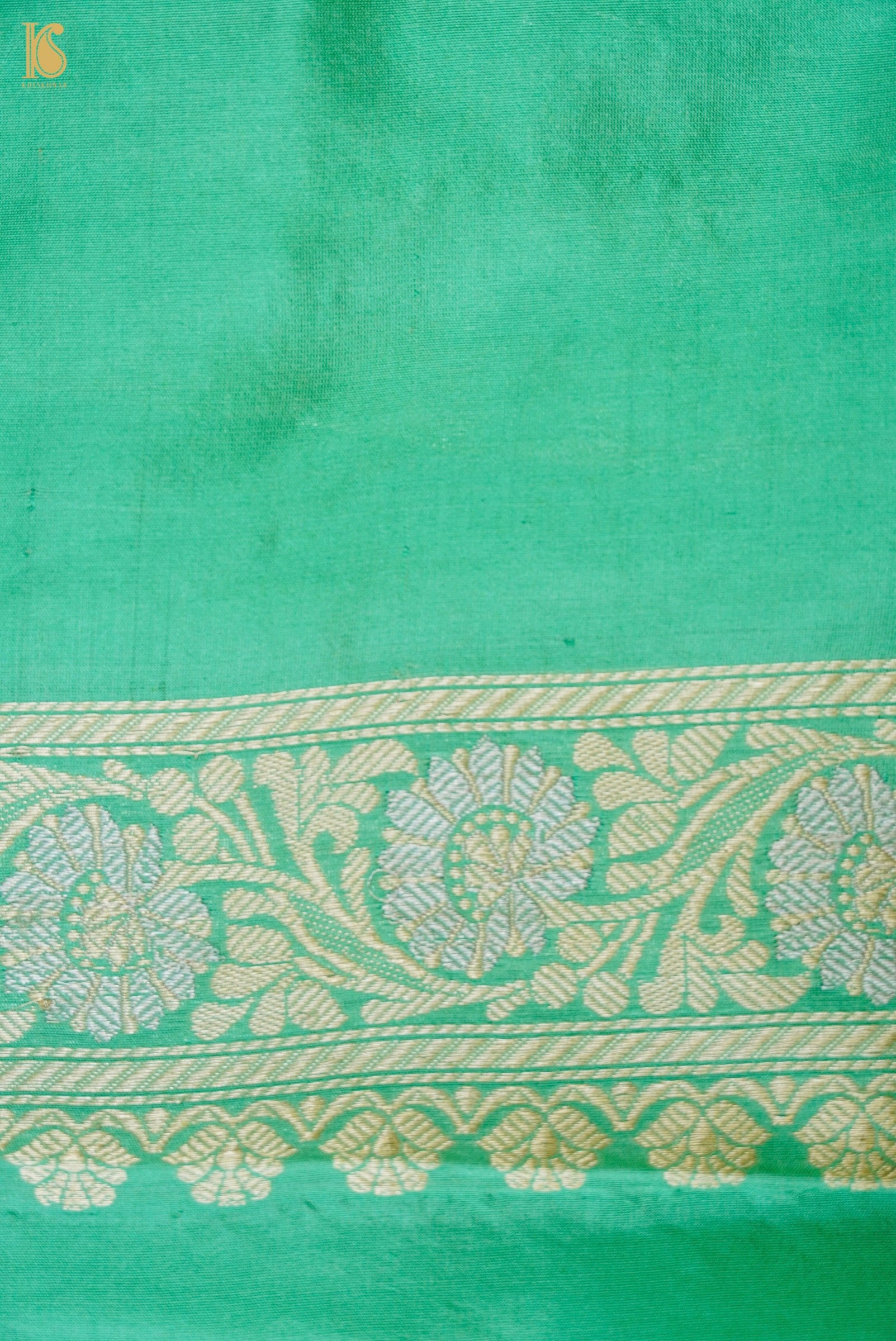 Handloom Banarasi Rangkat Silk Saree