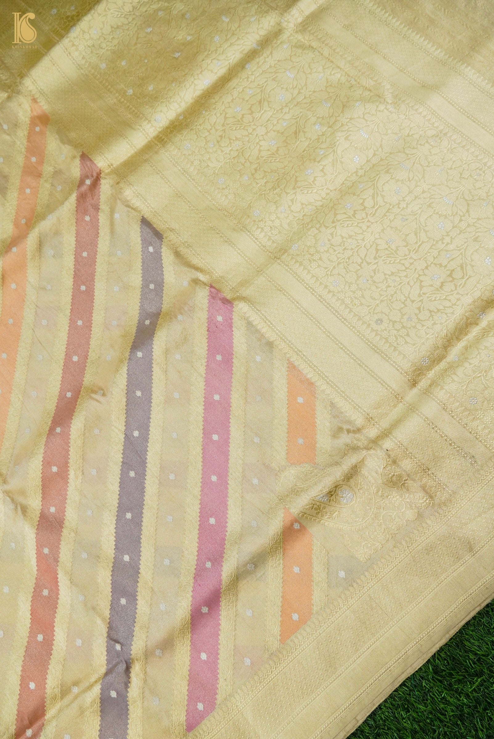 Handloom Banarasi Rangkat Tissue by Silk Saree