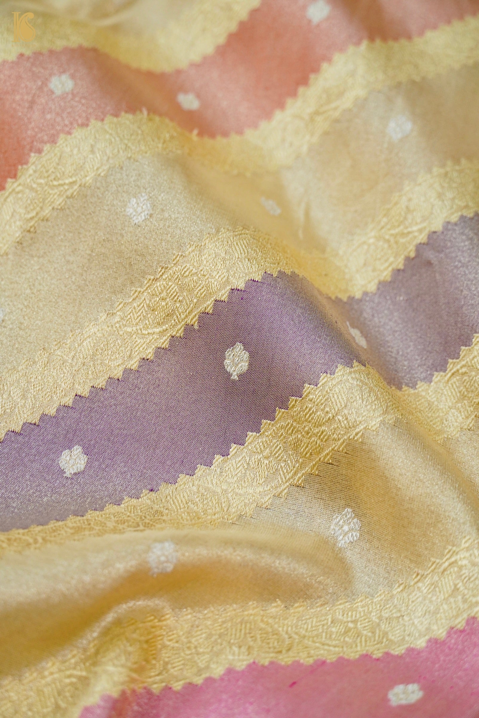 Handloom Banarasi Rangkat Tissue by Silk Saree