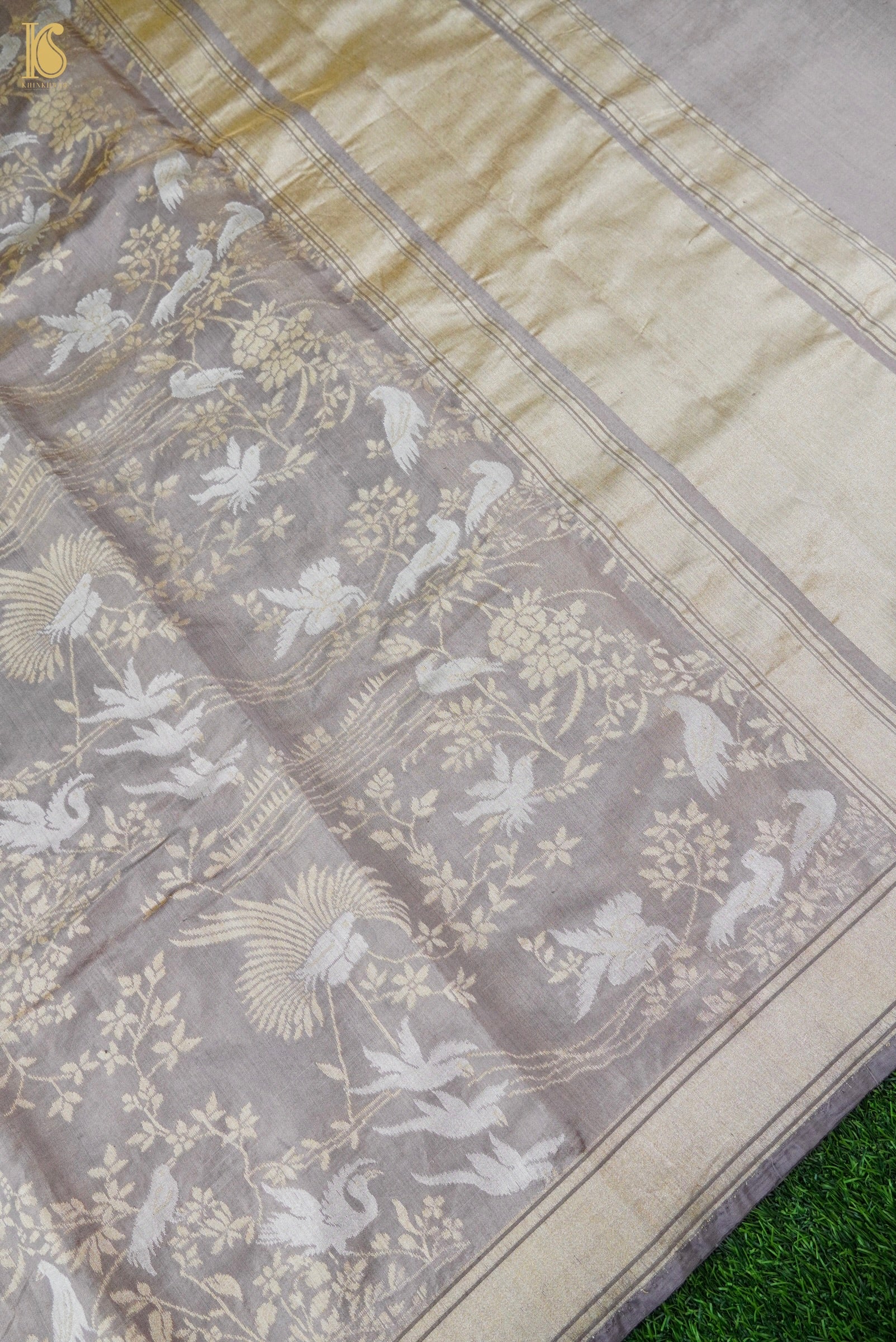 Tissue Silk Handwoven Banarasi Shikargah Saree