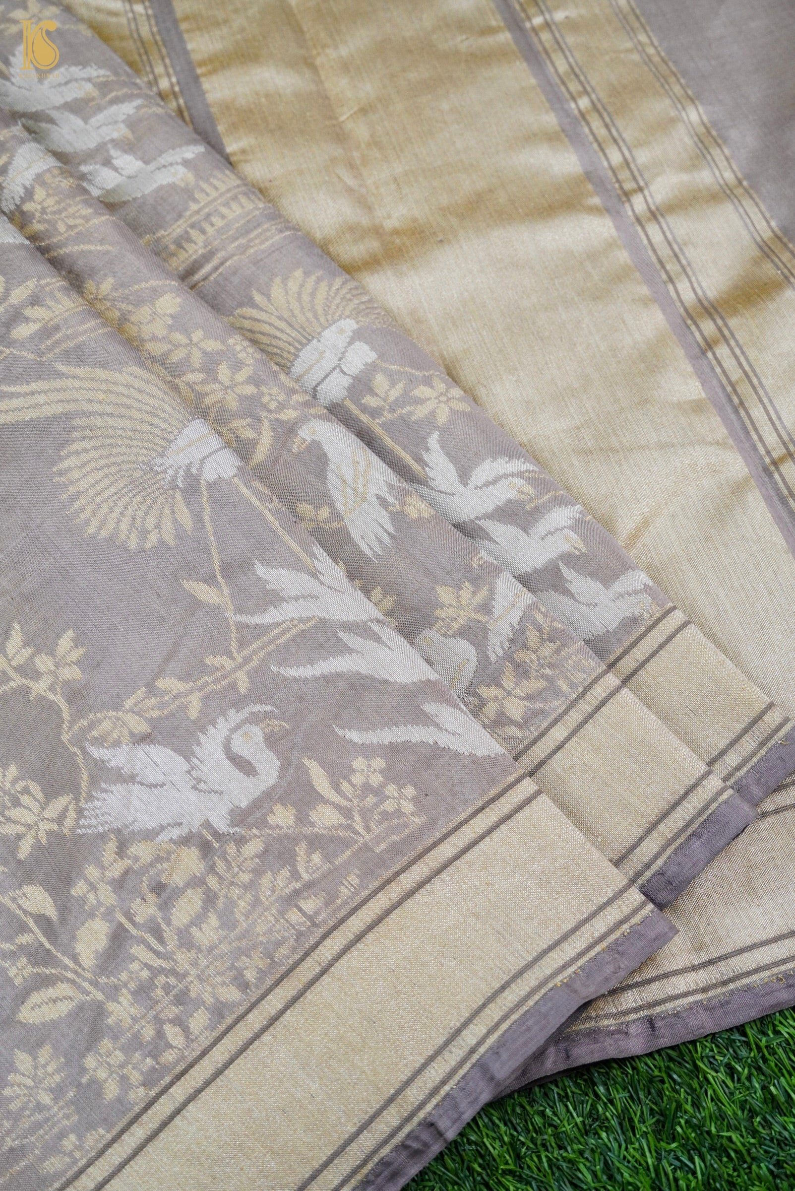 Tissue Silk Handwoven Banarasi Shikargah Saree