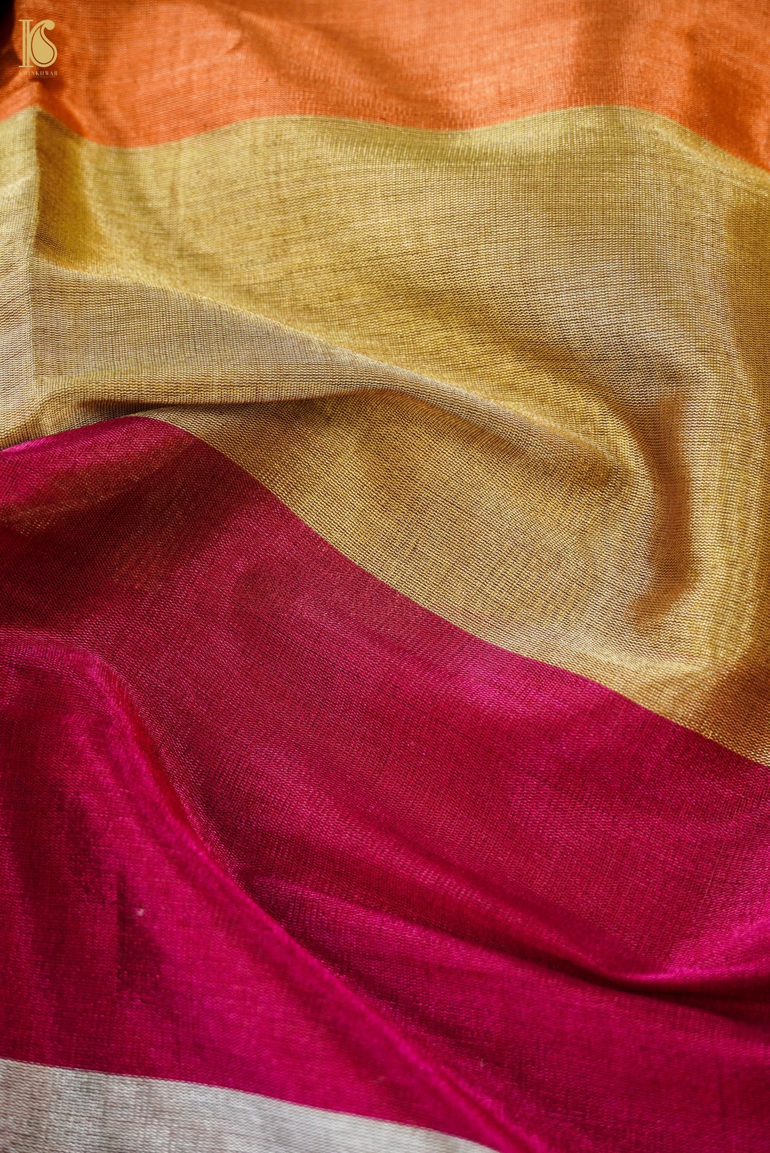 Chanderi Tissue Silk Handwoven Saree