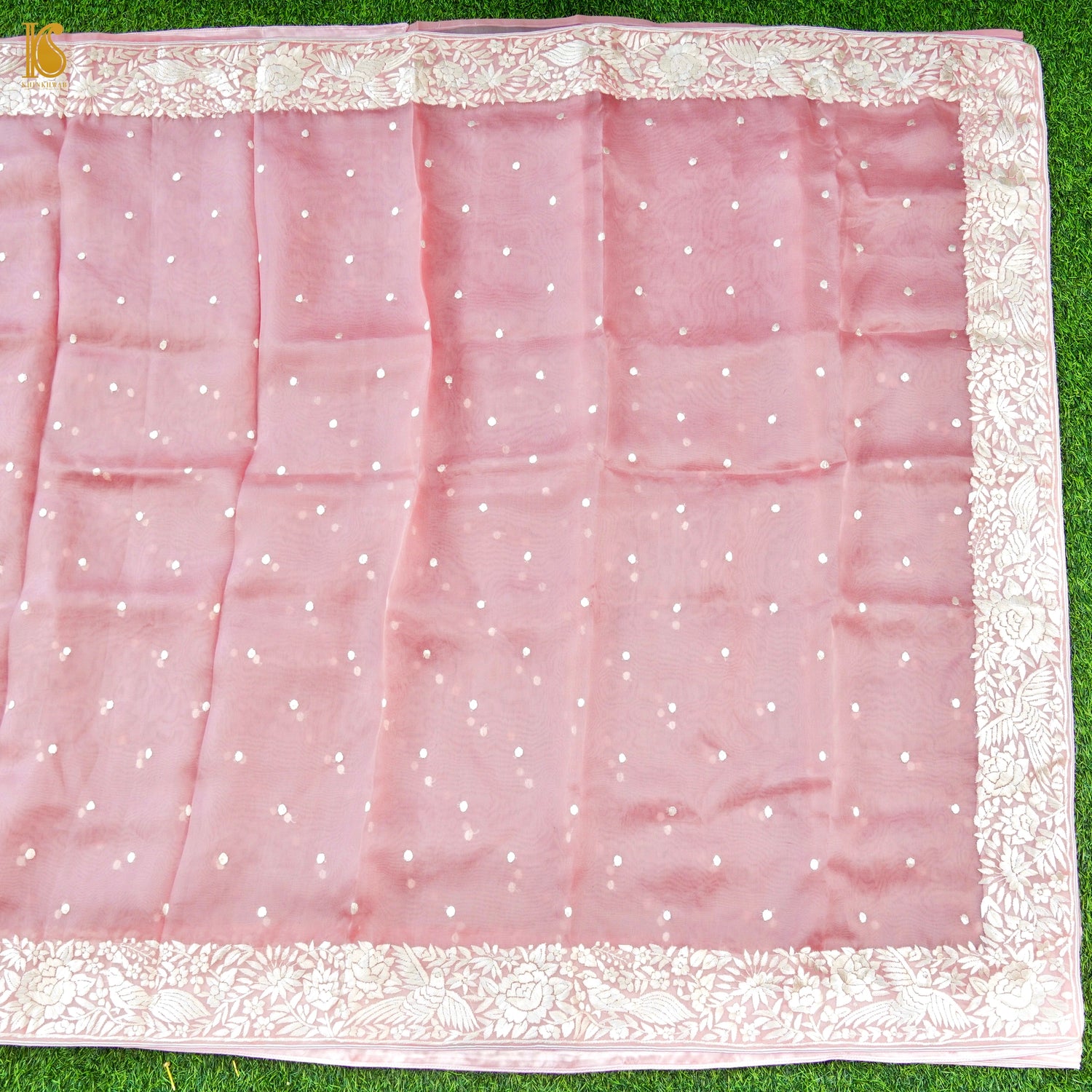 Parsi Gara Pure Organza Saree