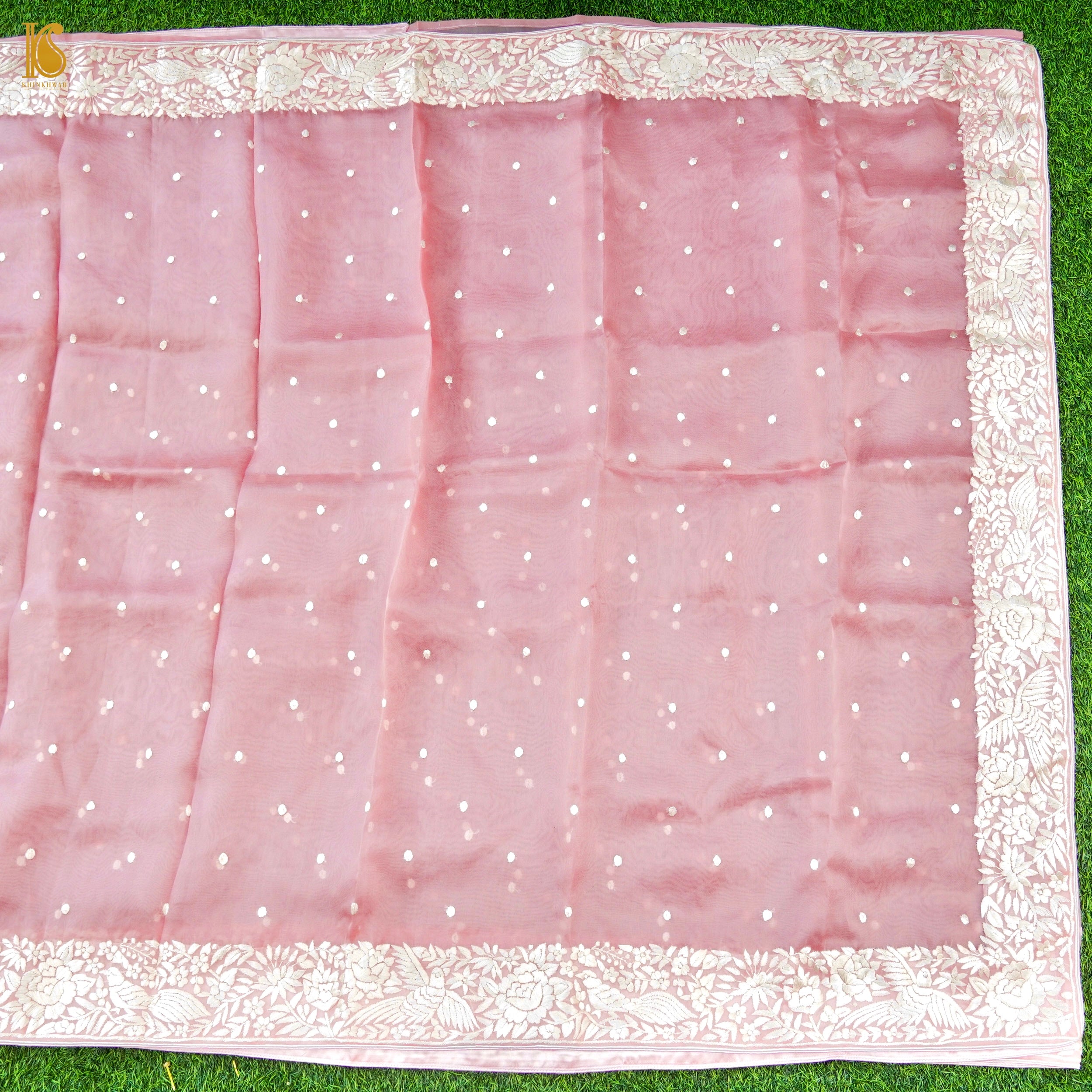 Parsi Gara Pure Organza Saree