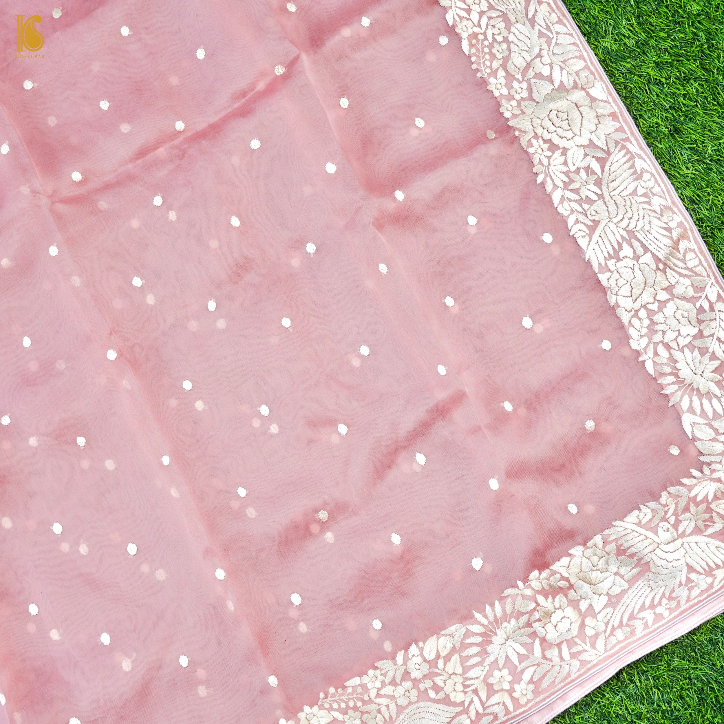 Parsi Gara Pure Organza Saree