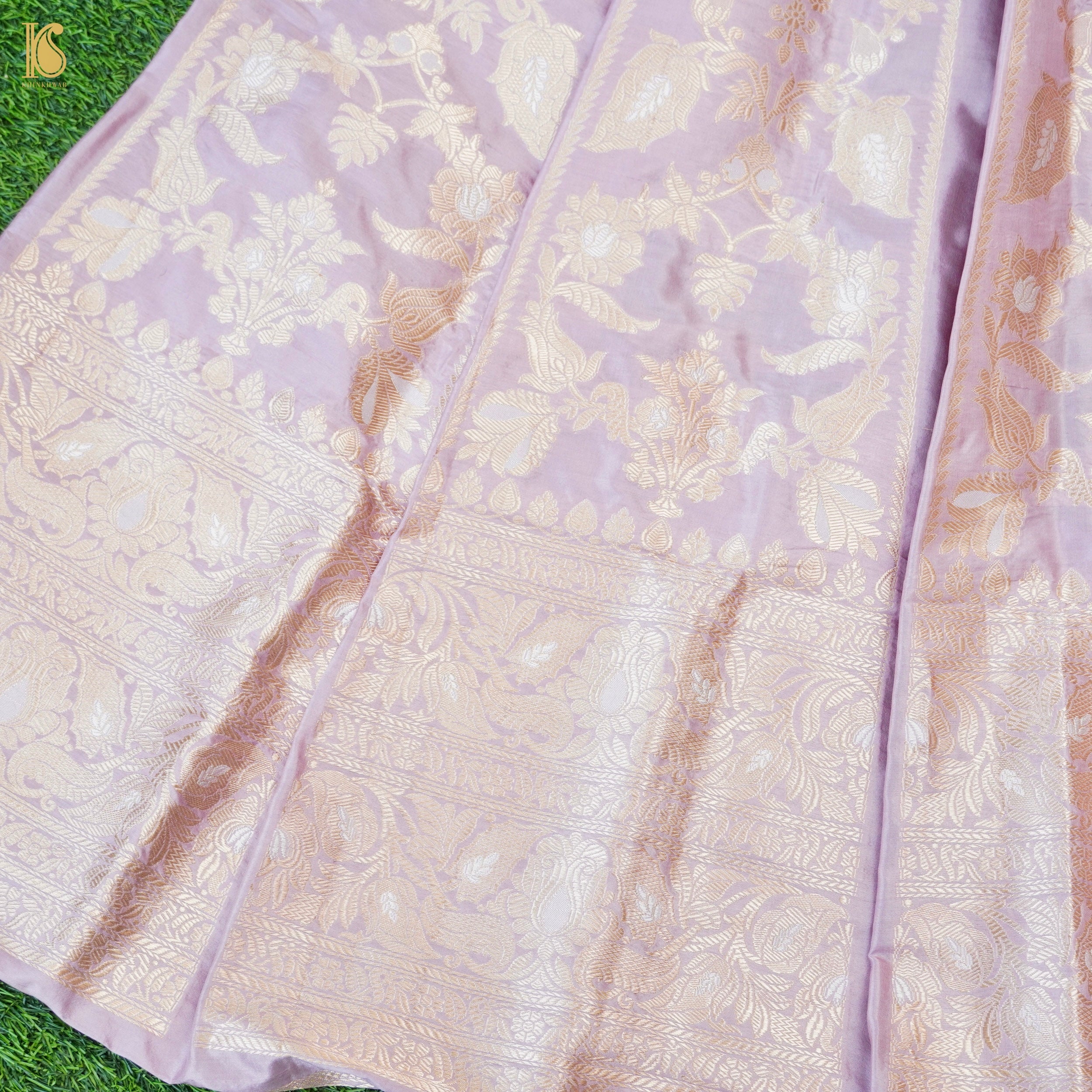 Handloom Banarasi Katan Silk Kalidar Lehenga