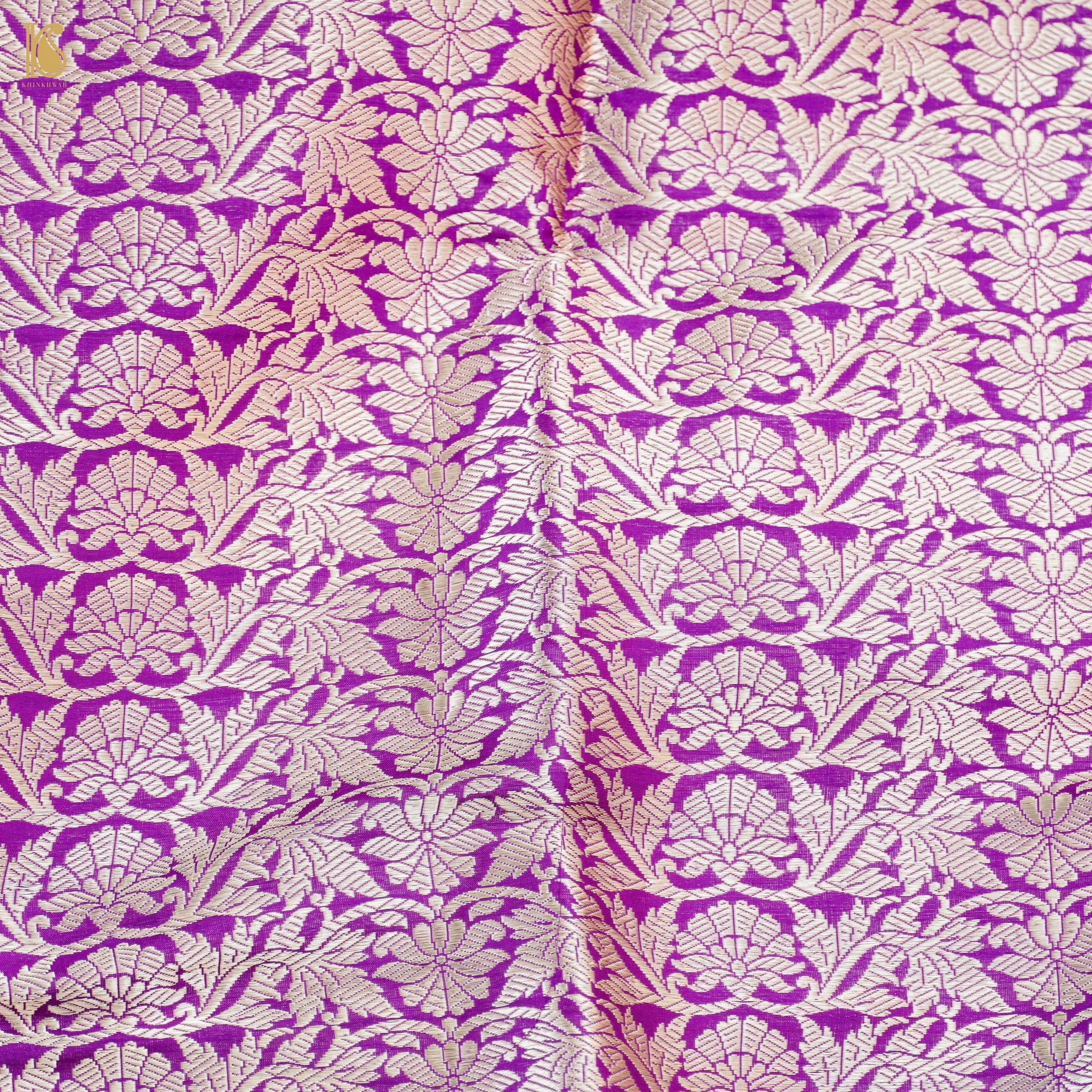 Handloom Banarasi Katan Silk Kalidar Lehenga