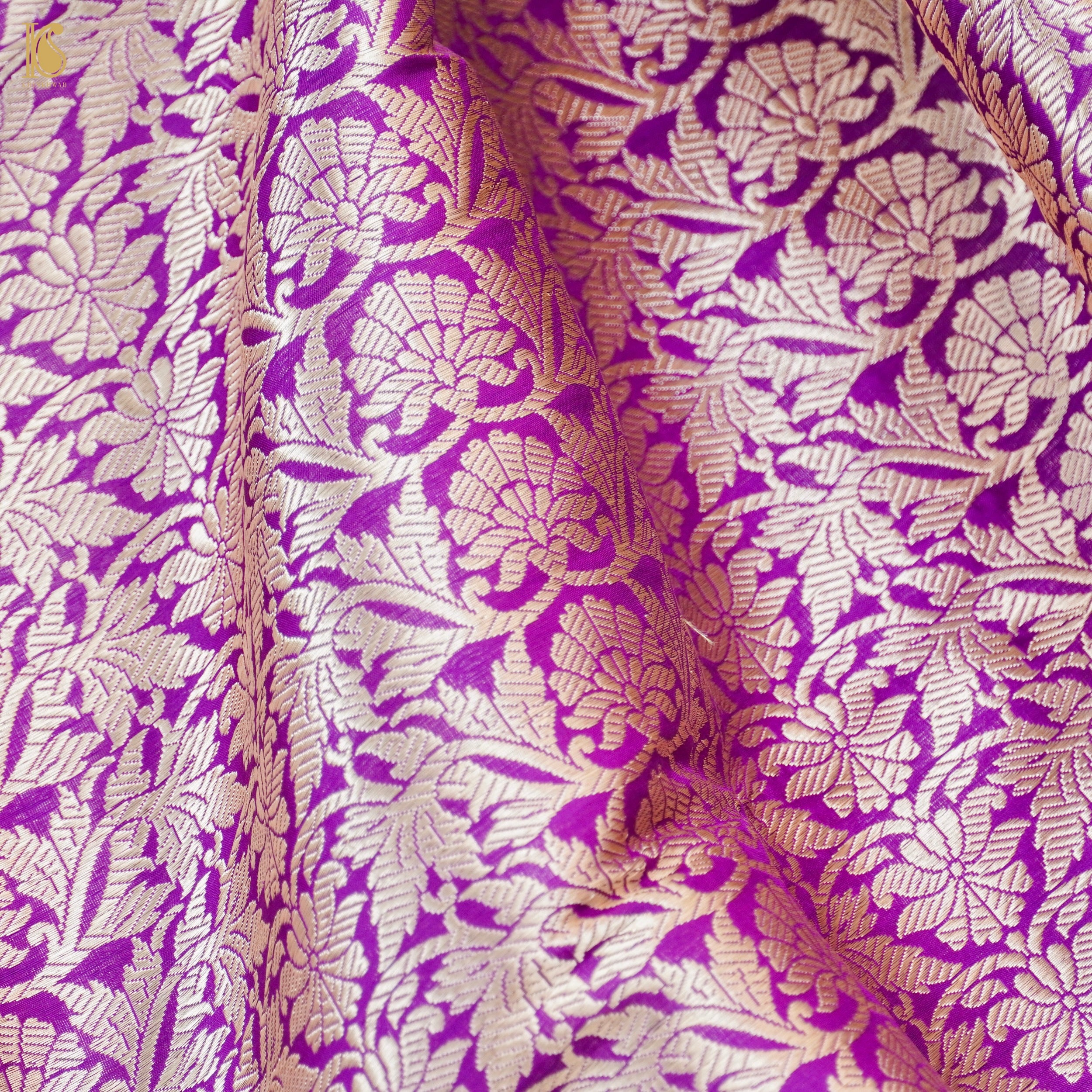 Handloom Banarasi Katan Silk Kalidar Lehenga