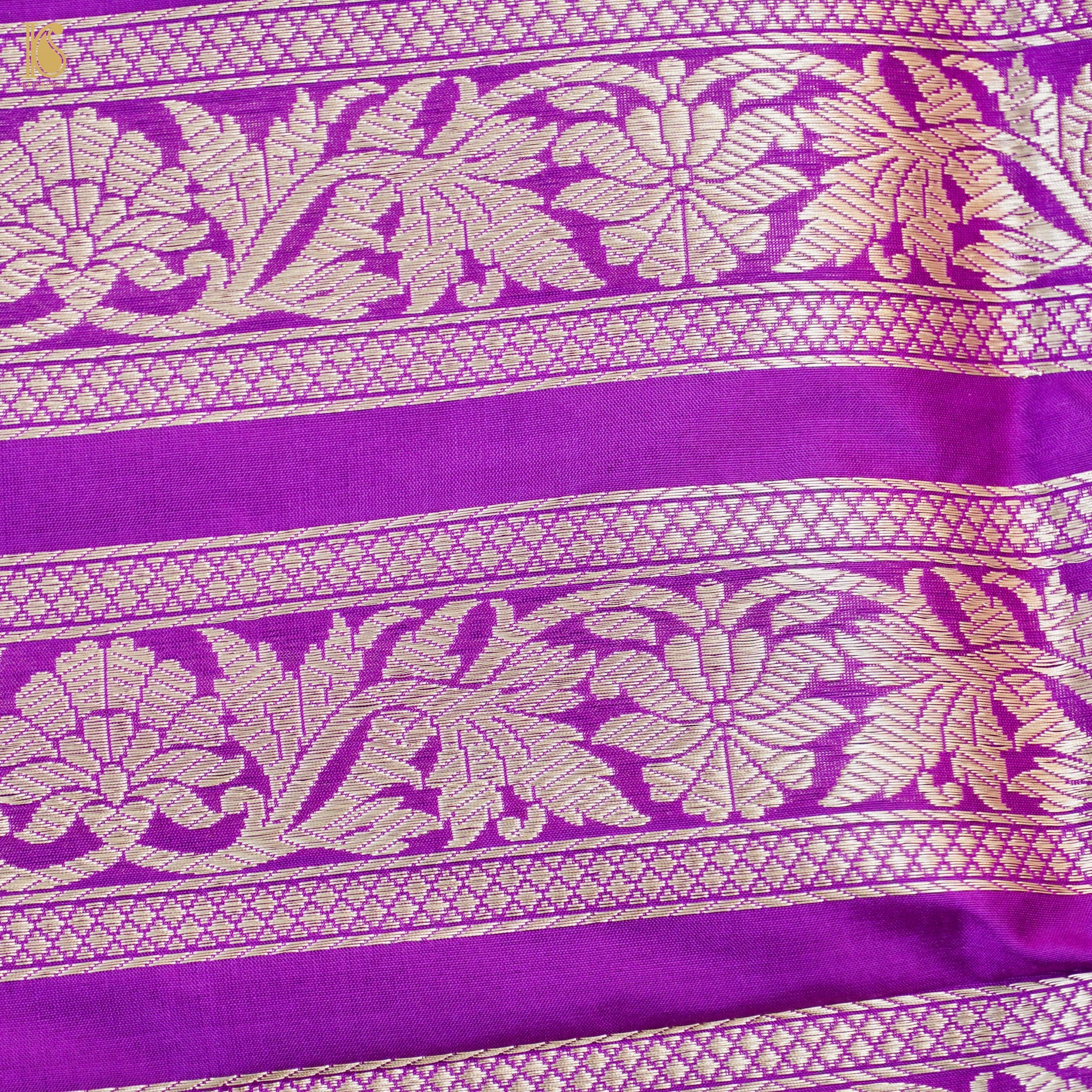 Handloom Banarasi Katan Silk Kalidar Lehenga