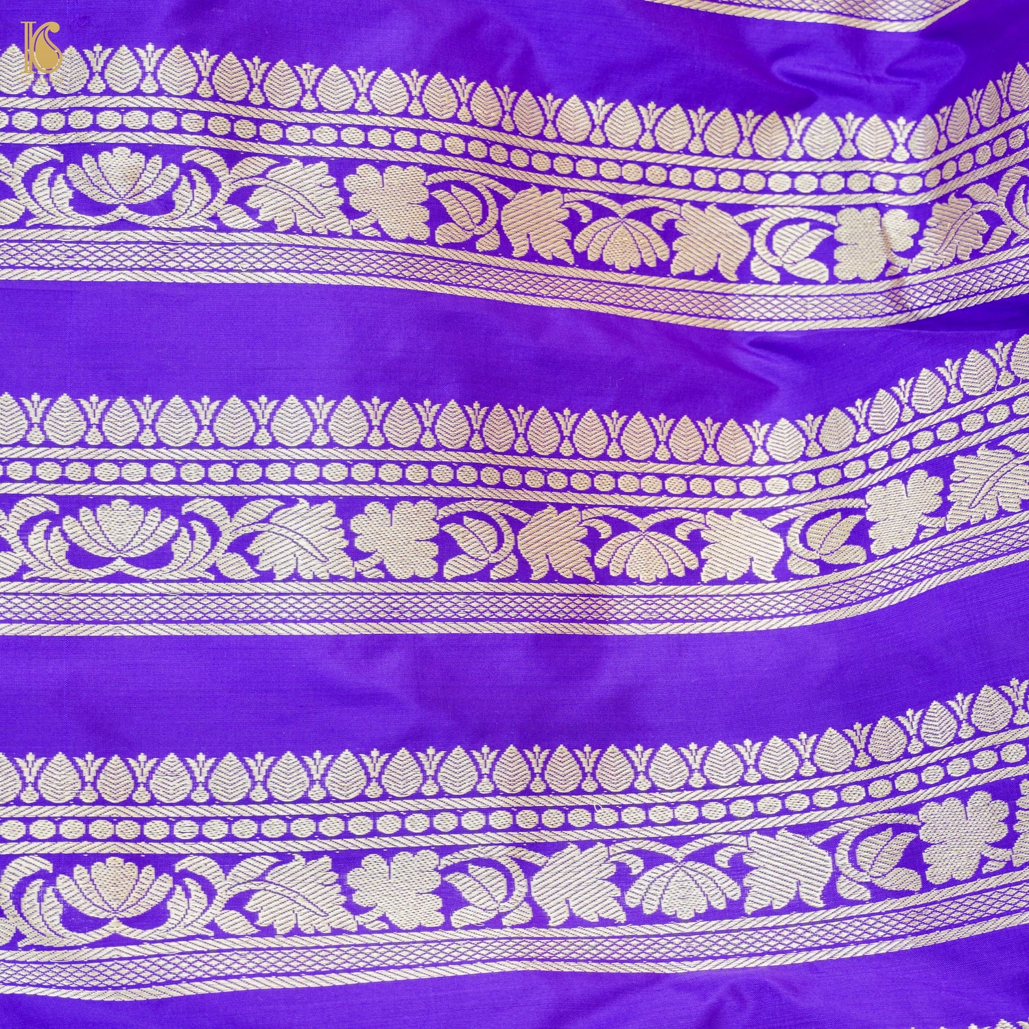 Handloom Banarasi Katan Silk Kalidar Manjari Lehenga